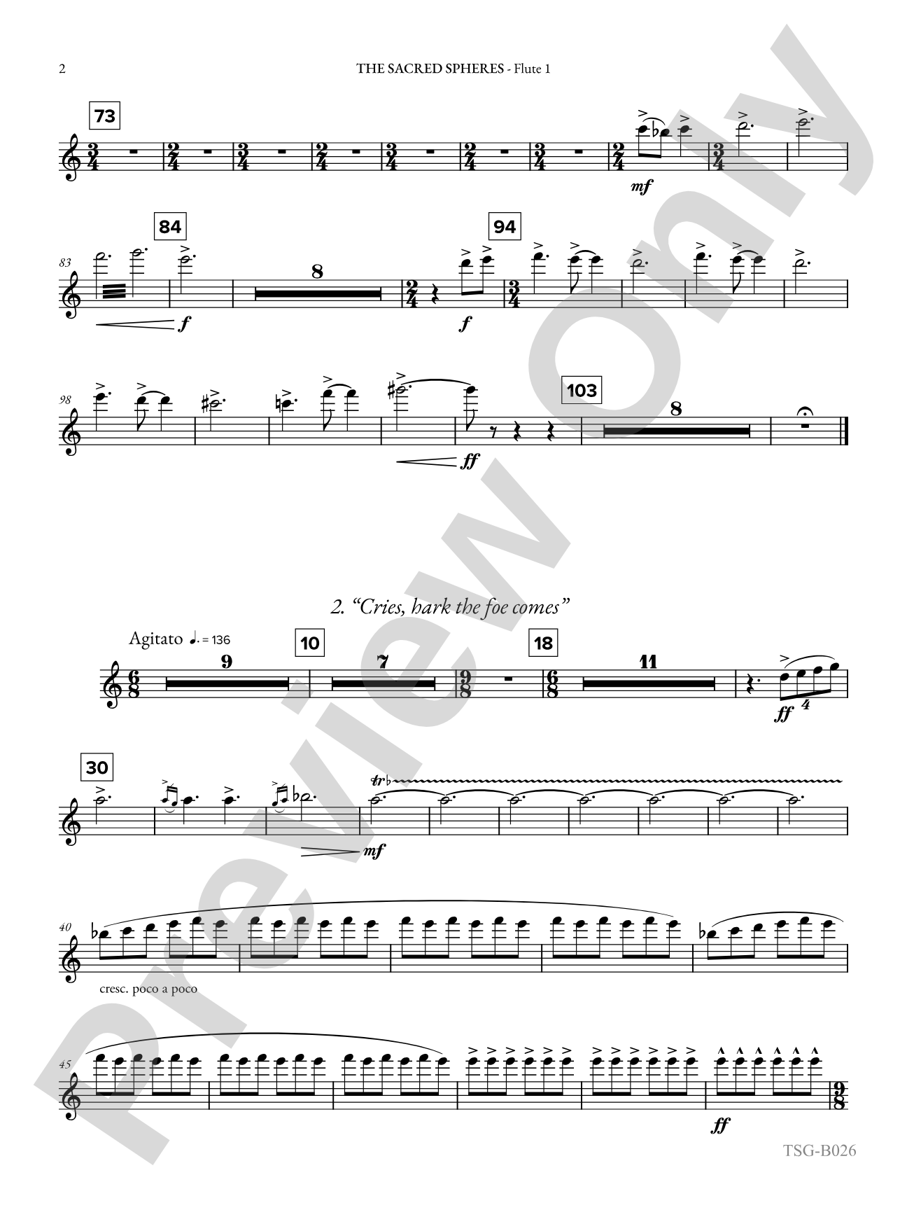 The Sacred Spheres: 1st Flute
