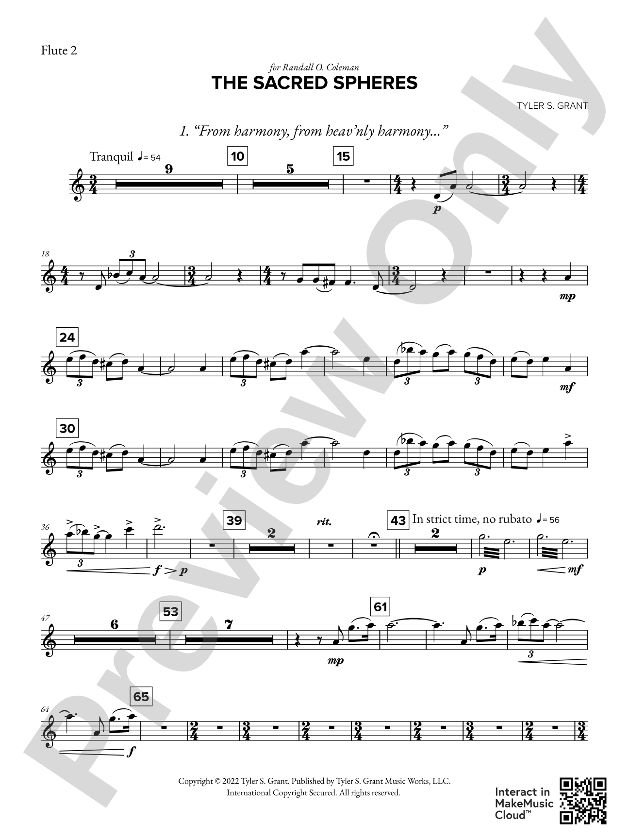 The Sacred Spheres: 2nd Flute