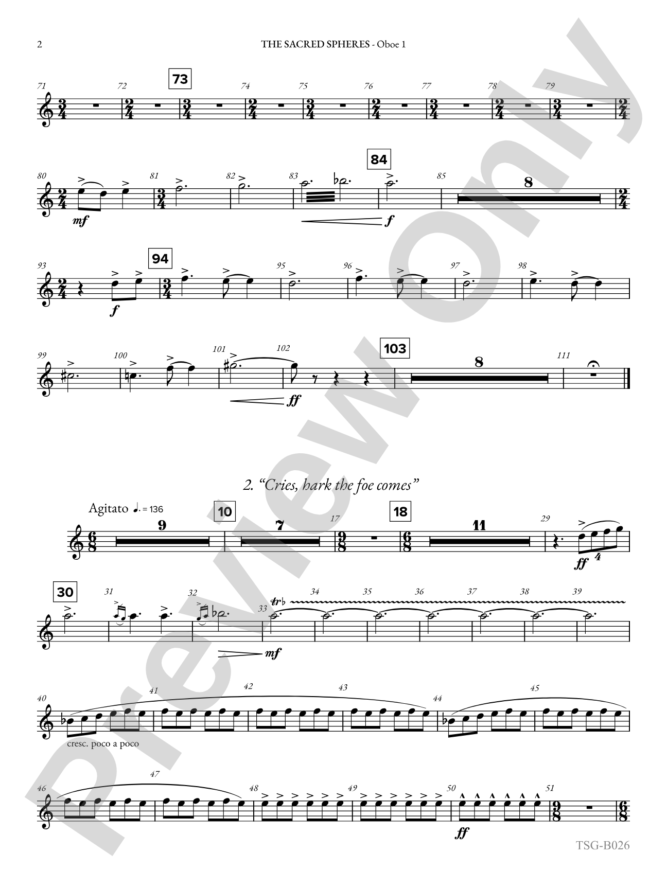 The Sacred Spheres: Oboe