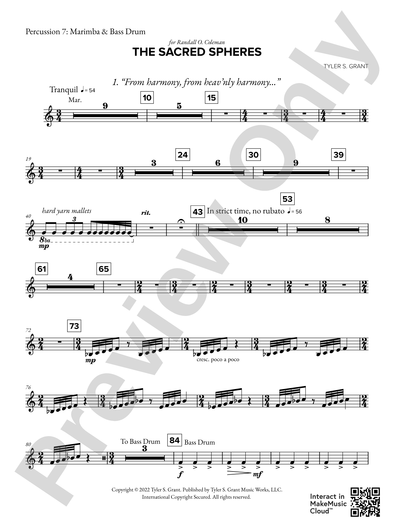 The Sacred Spheres: 7th Percussion