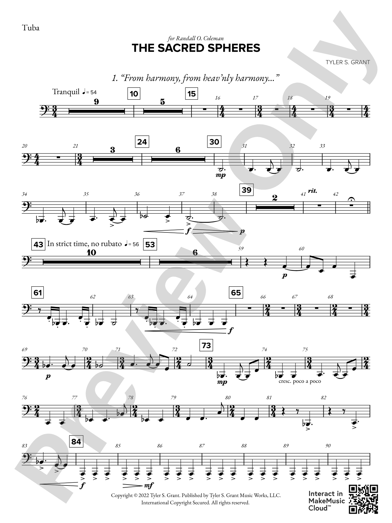 The Sacred Spheres: Tuba
