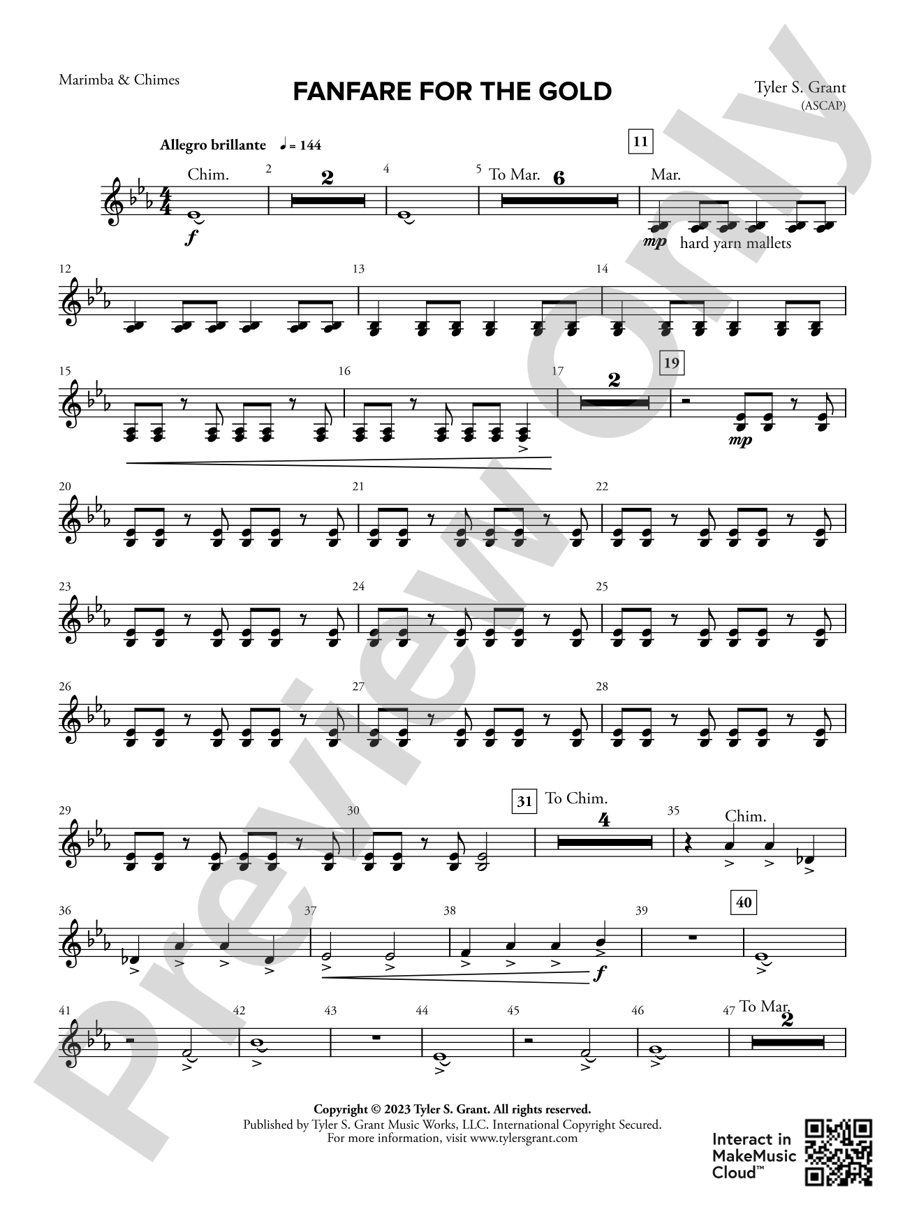 Fanfare for the Gold: Chimes