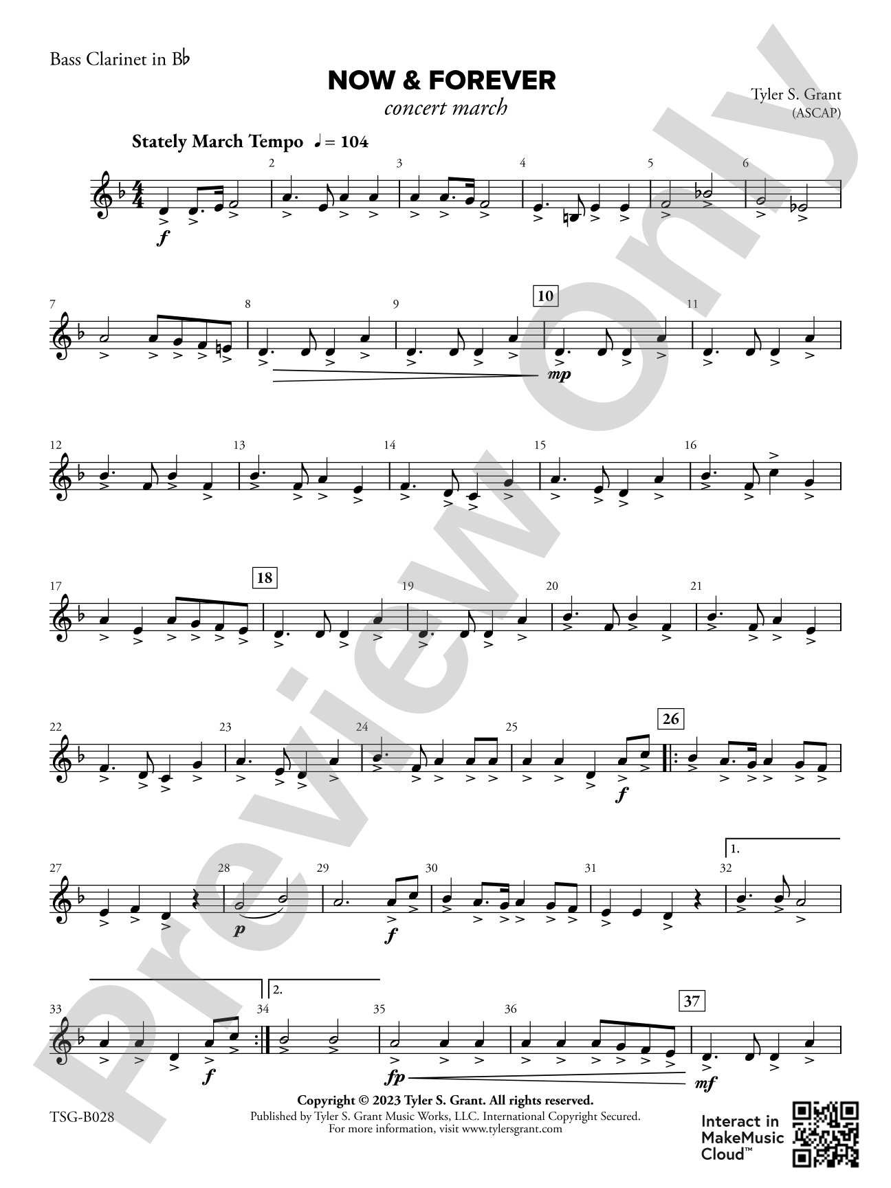 Now & Forever: Bass Clarinet