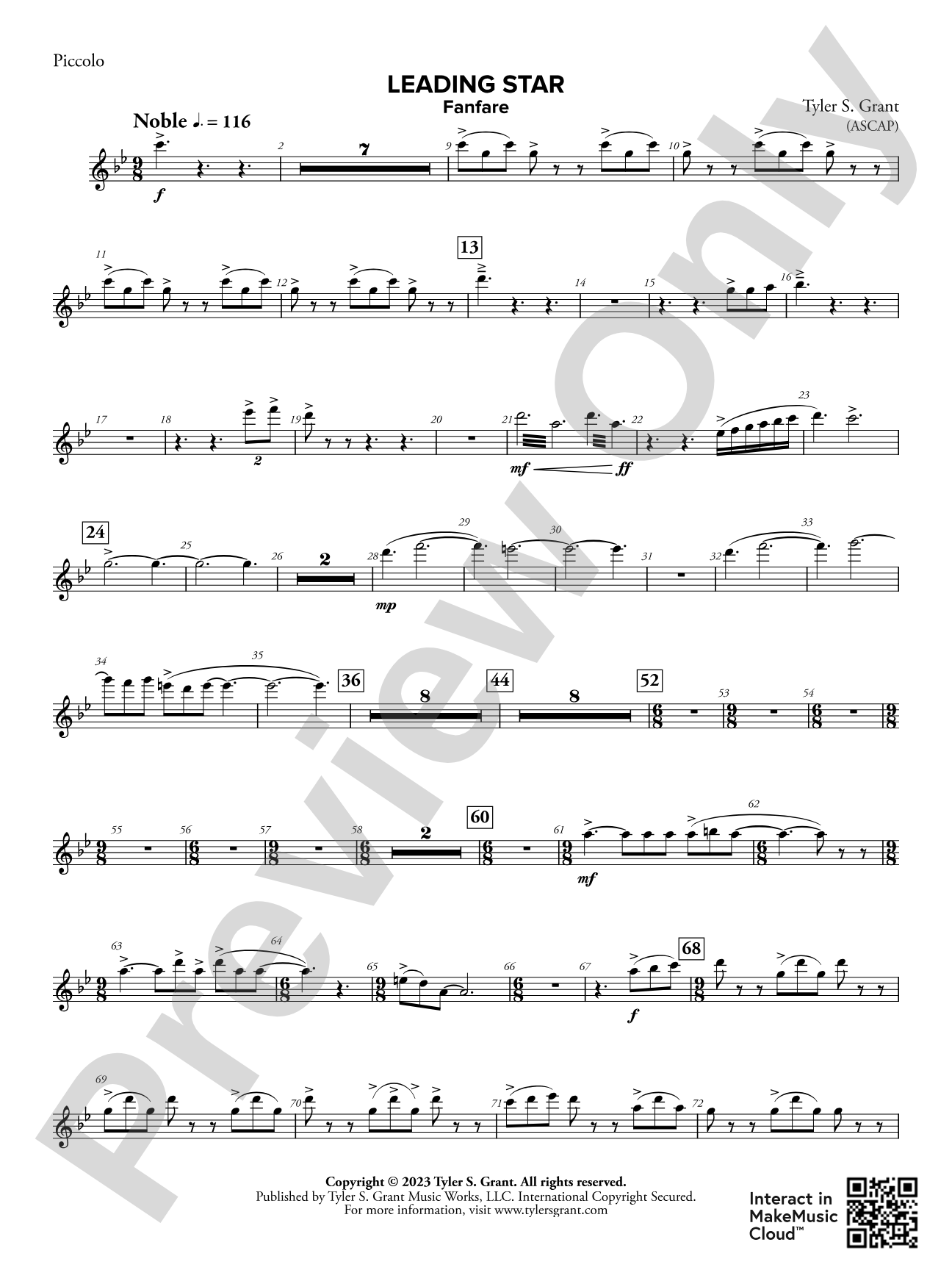 Leading Star Fanfare: Piccolo