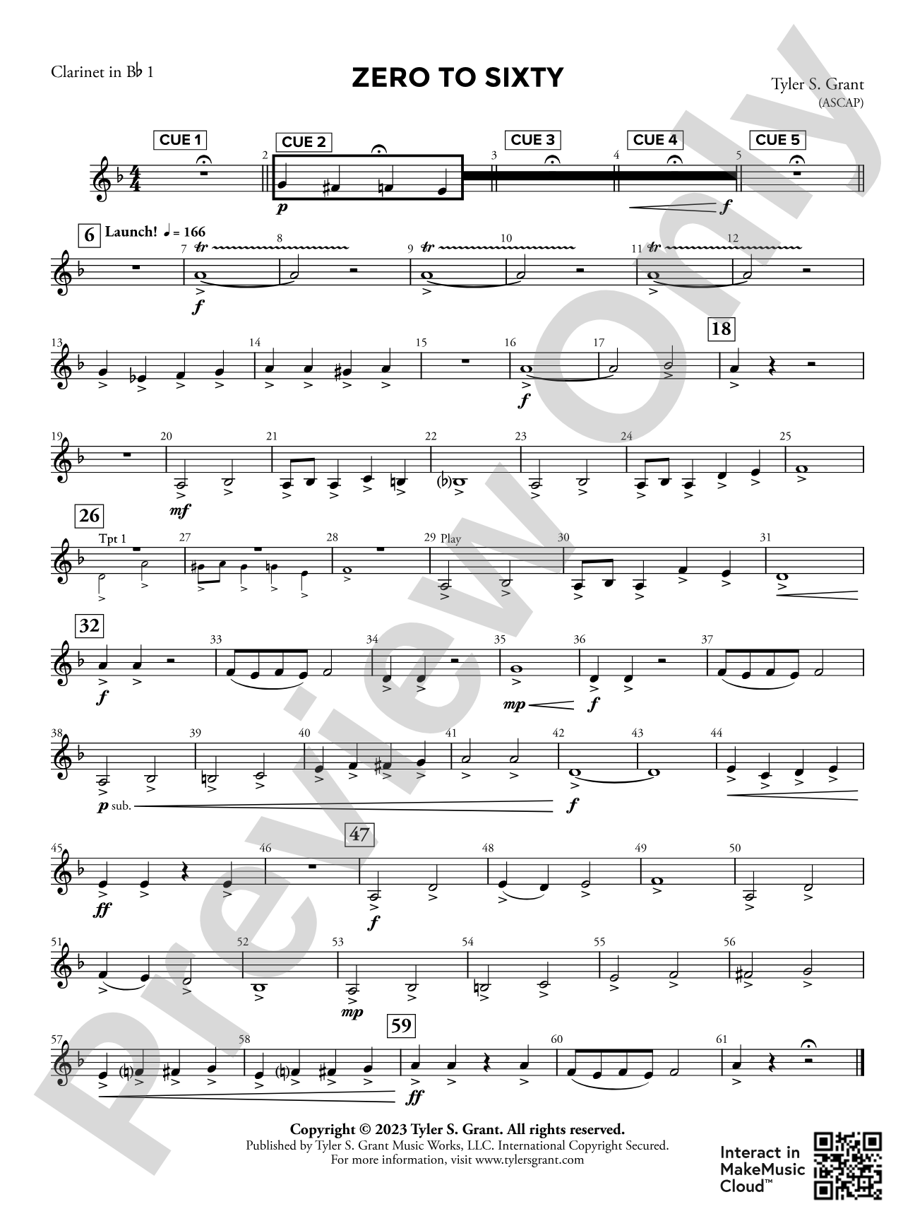 Zero to Sixty: 1st B-flat Clarinet
