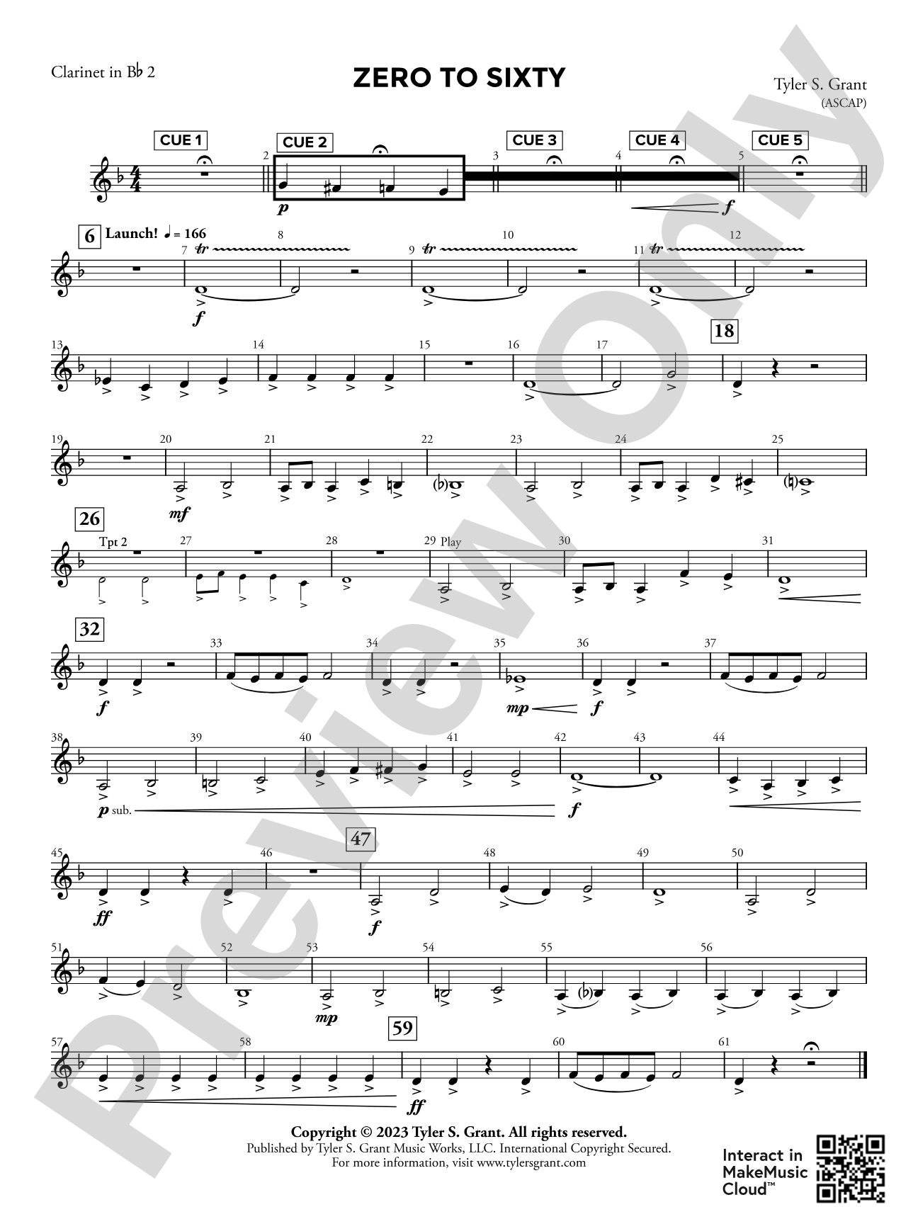 Zero to Sixty: 2nd B-flat Clarinet