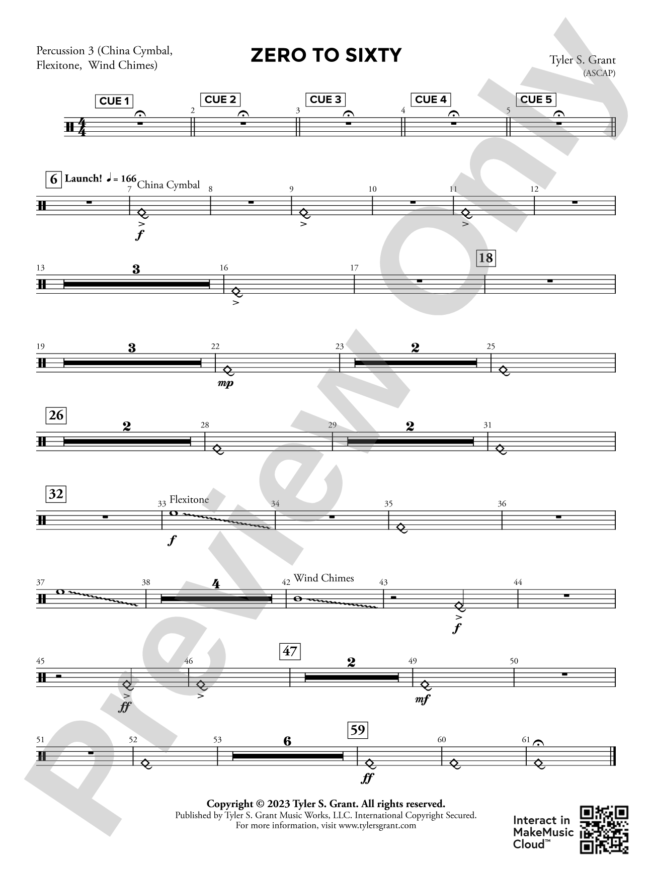 Zero to Sixty: 3rd Percussion