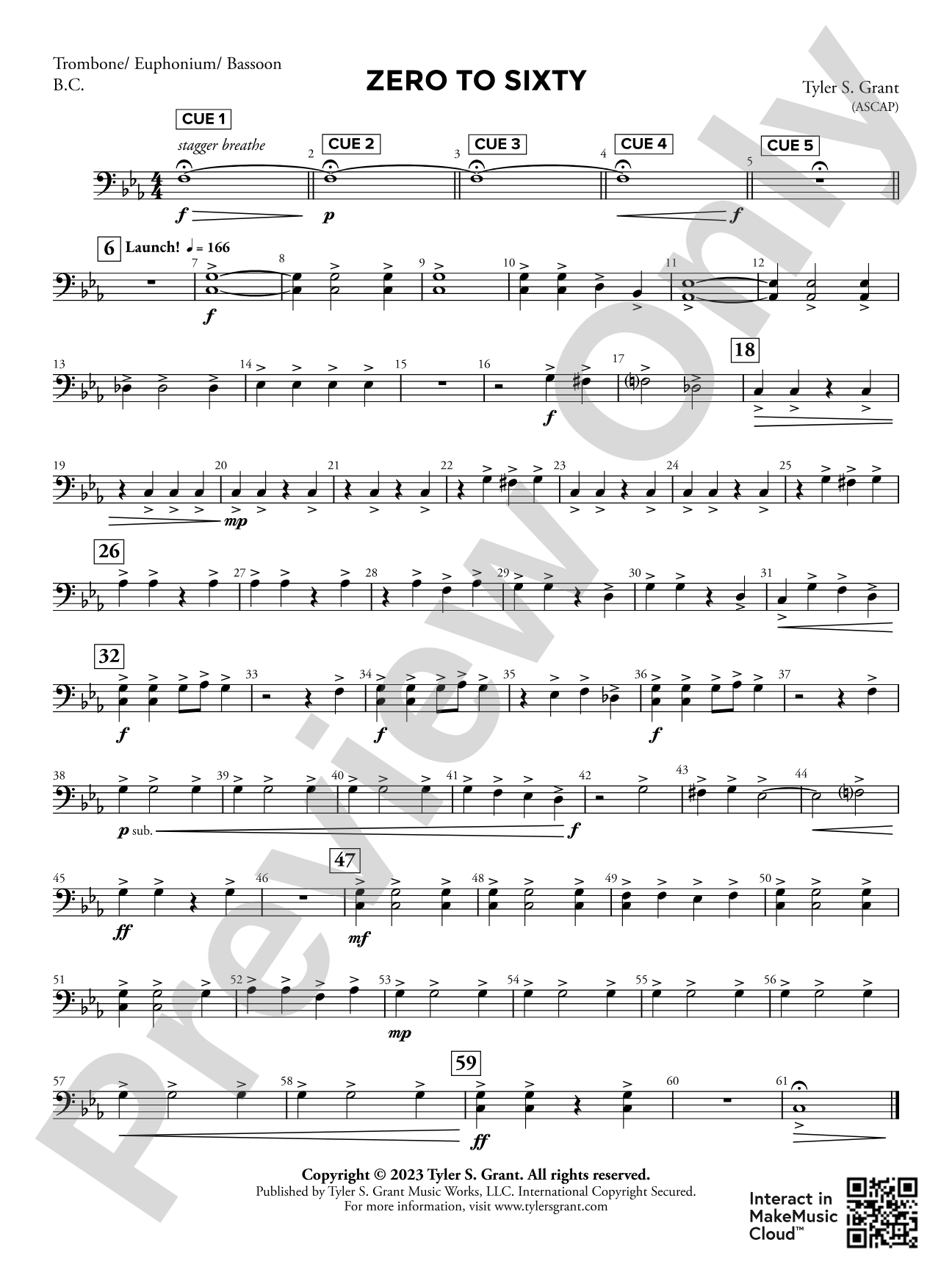 Zero to Sixty: 1st Trombone