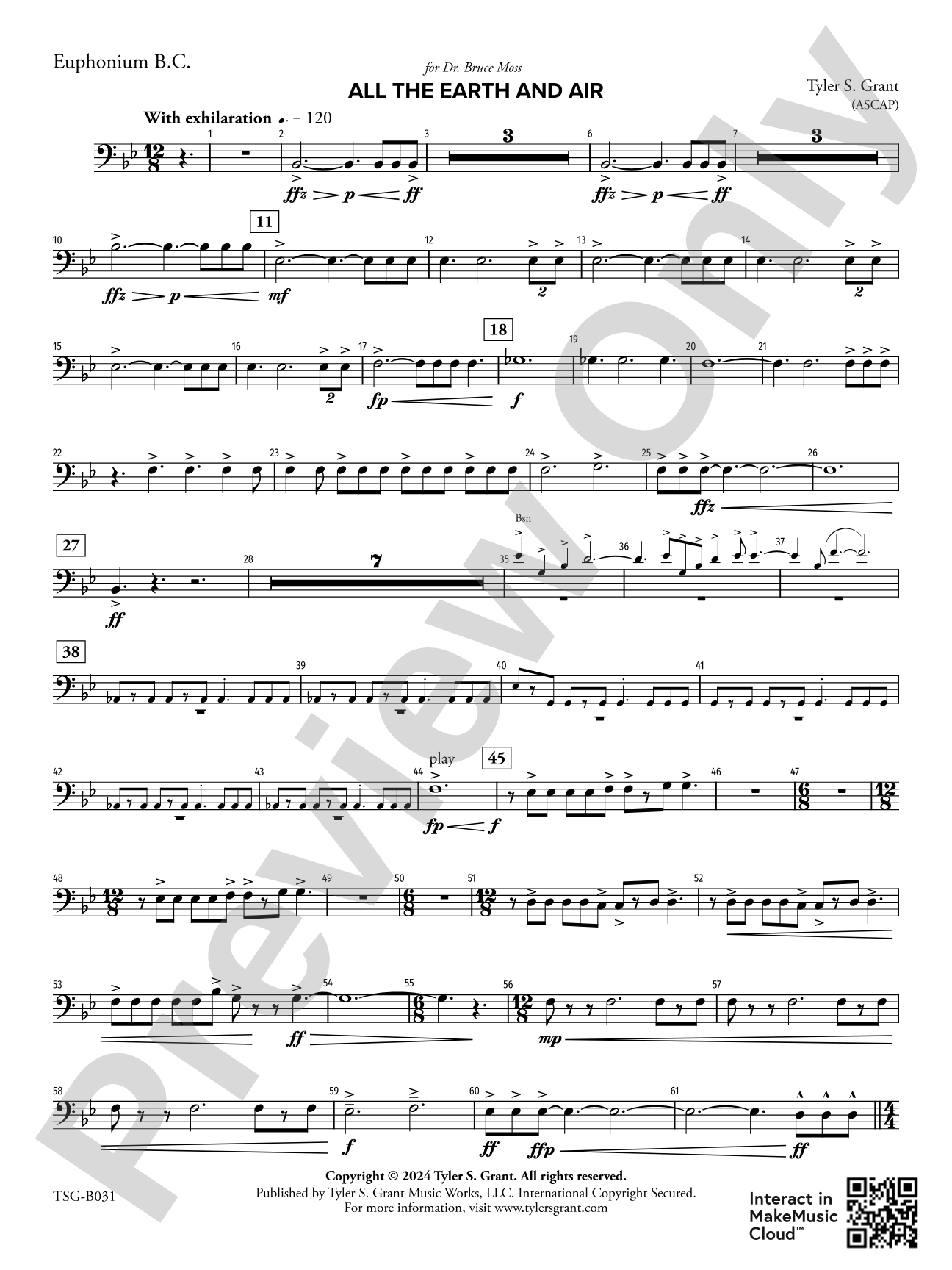 All the Earth and Air: Euphonium B.C.