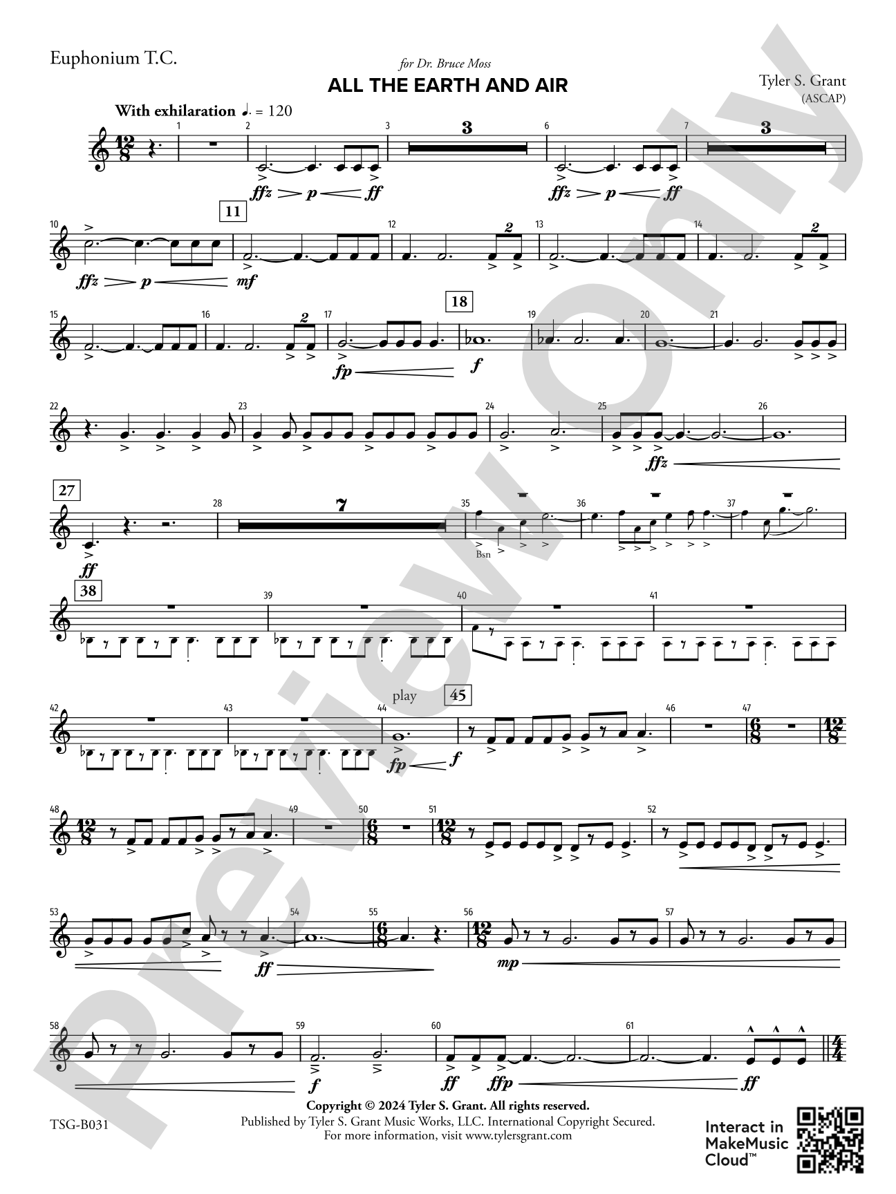 All the Earth and Air: Euphonium T.C.