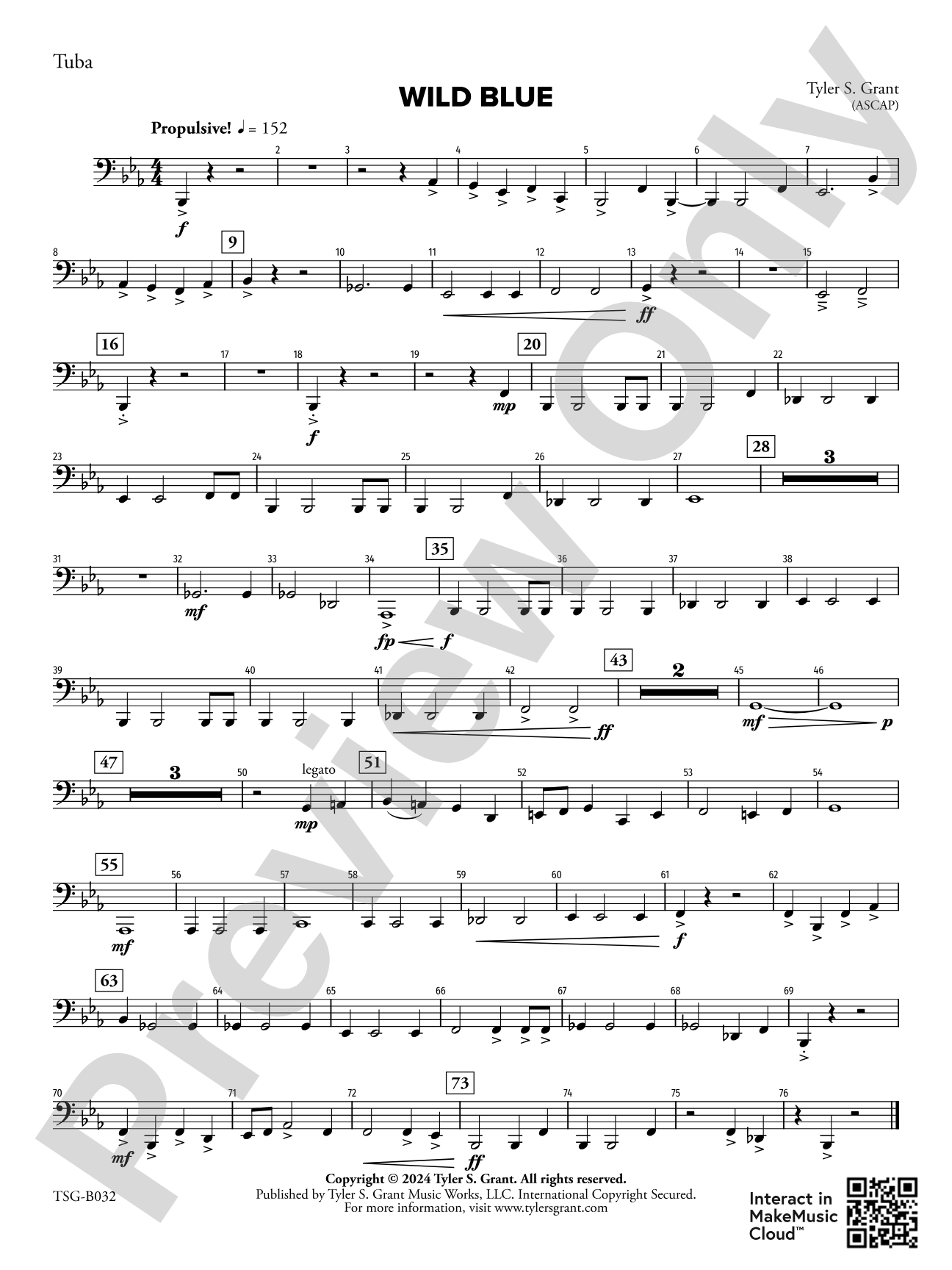 Wild Blue: Tuba