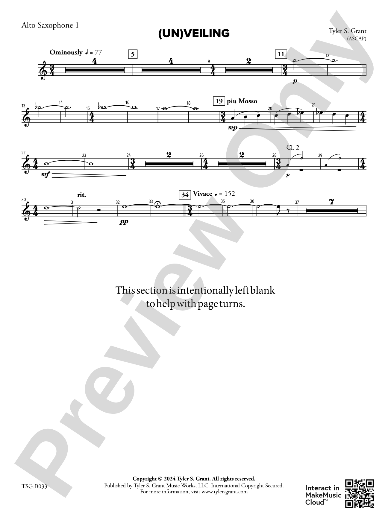 (Un)veiling: 1st E-flat Alto Saxophone