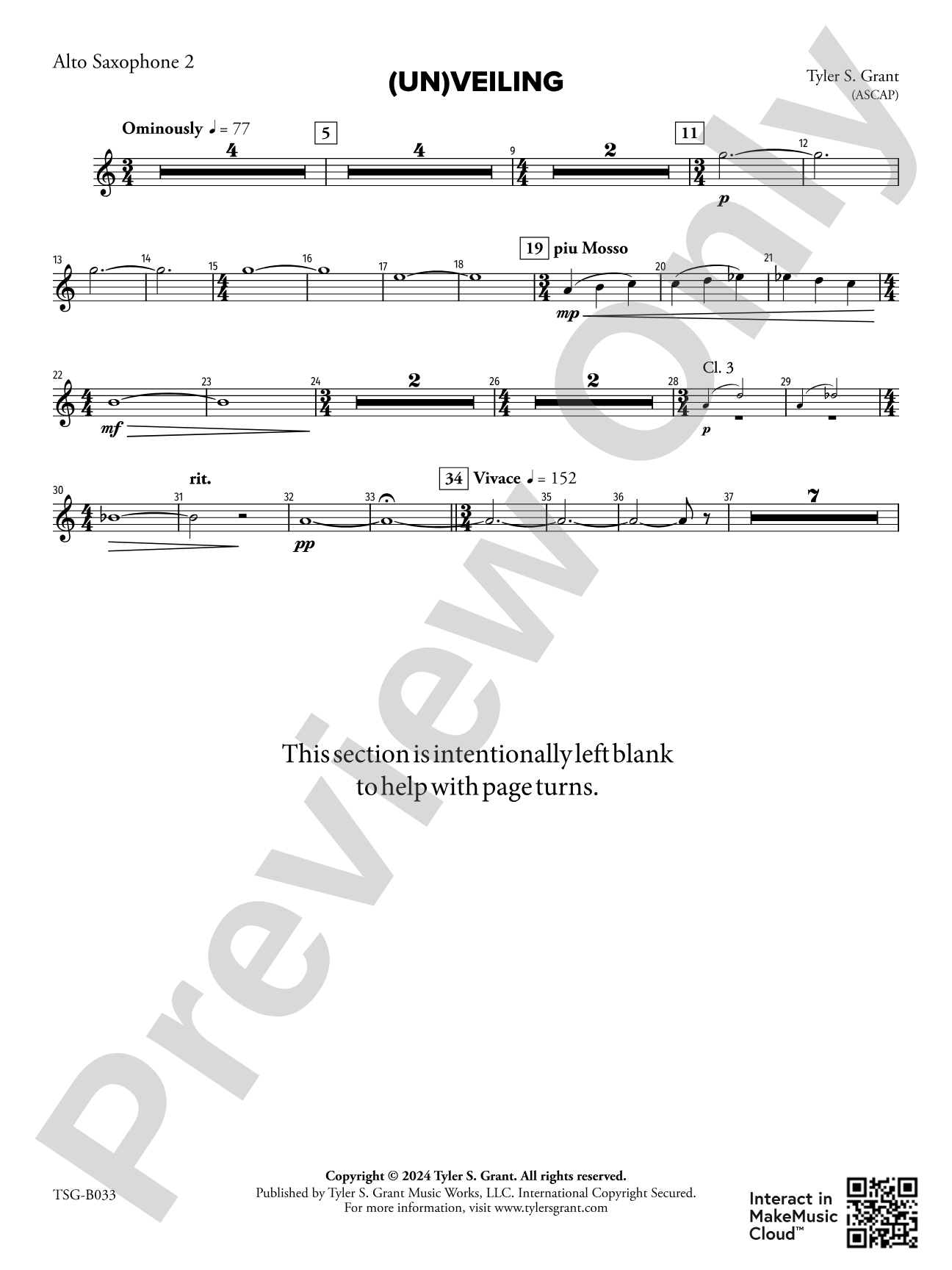 (Un)veiling: 2nd E-flat Alto Saxophone
