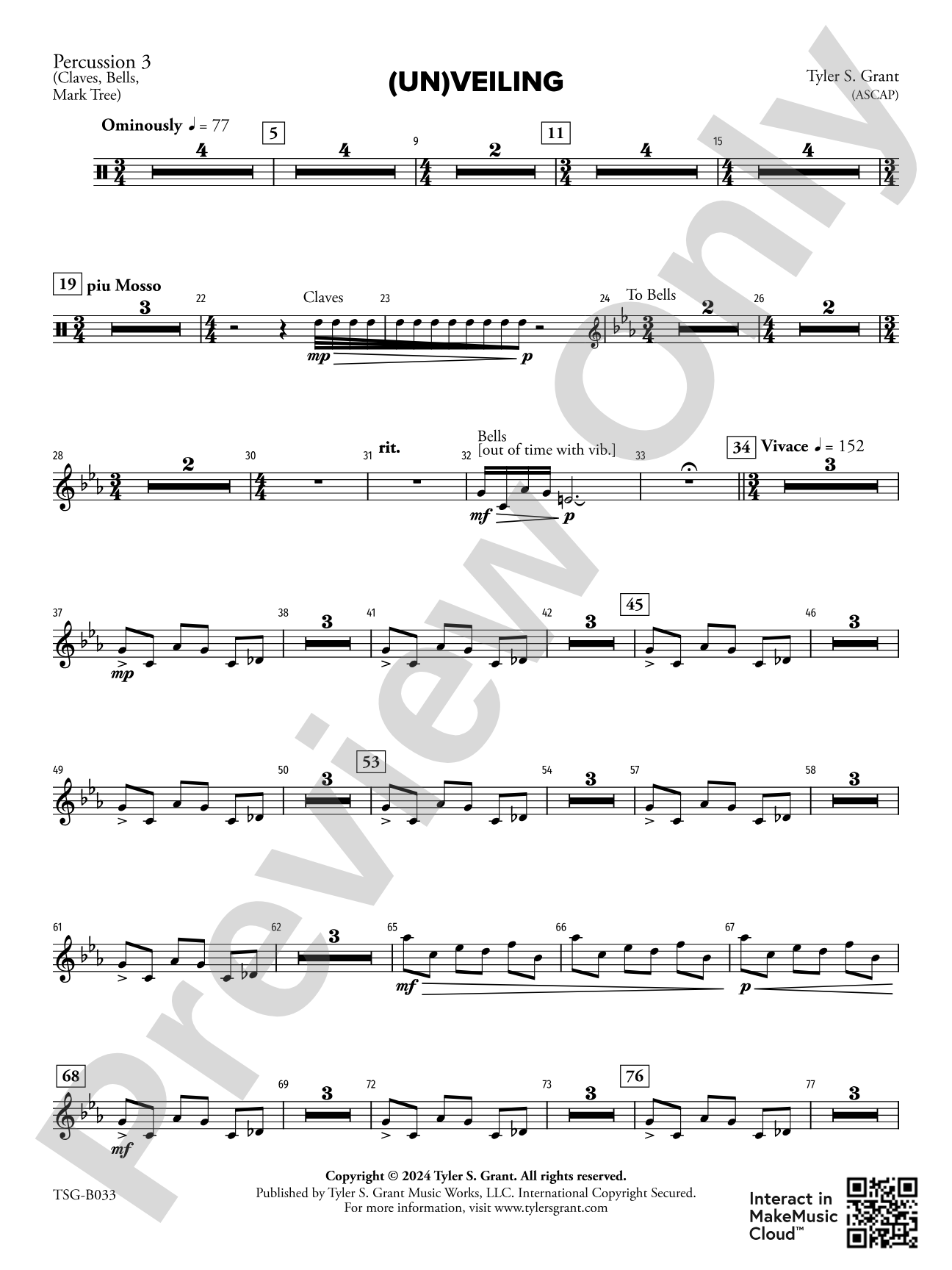 (Un)veiling: 3rd Percussion