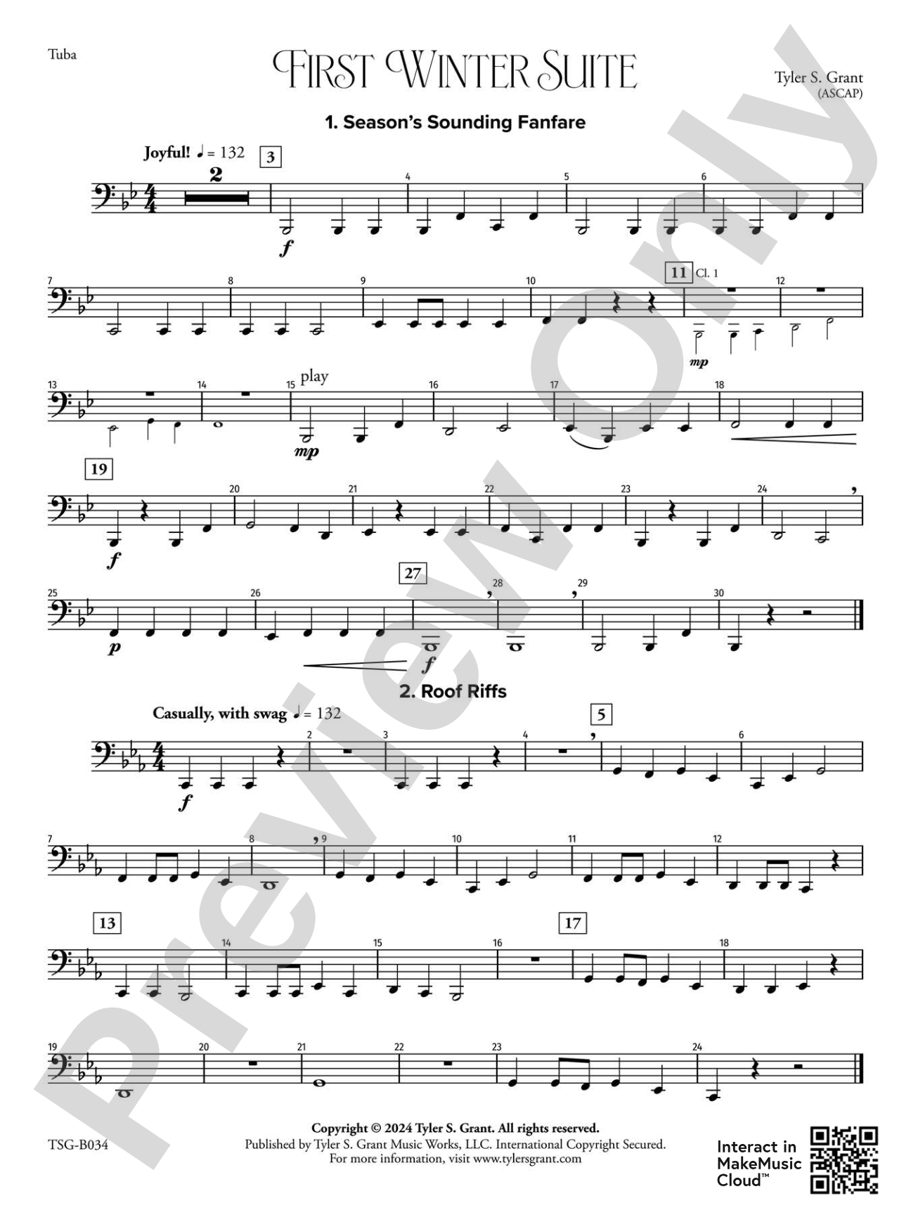 First Winter Suite: Tuba