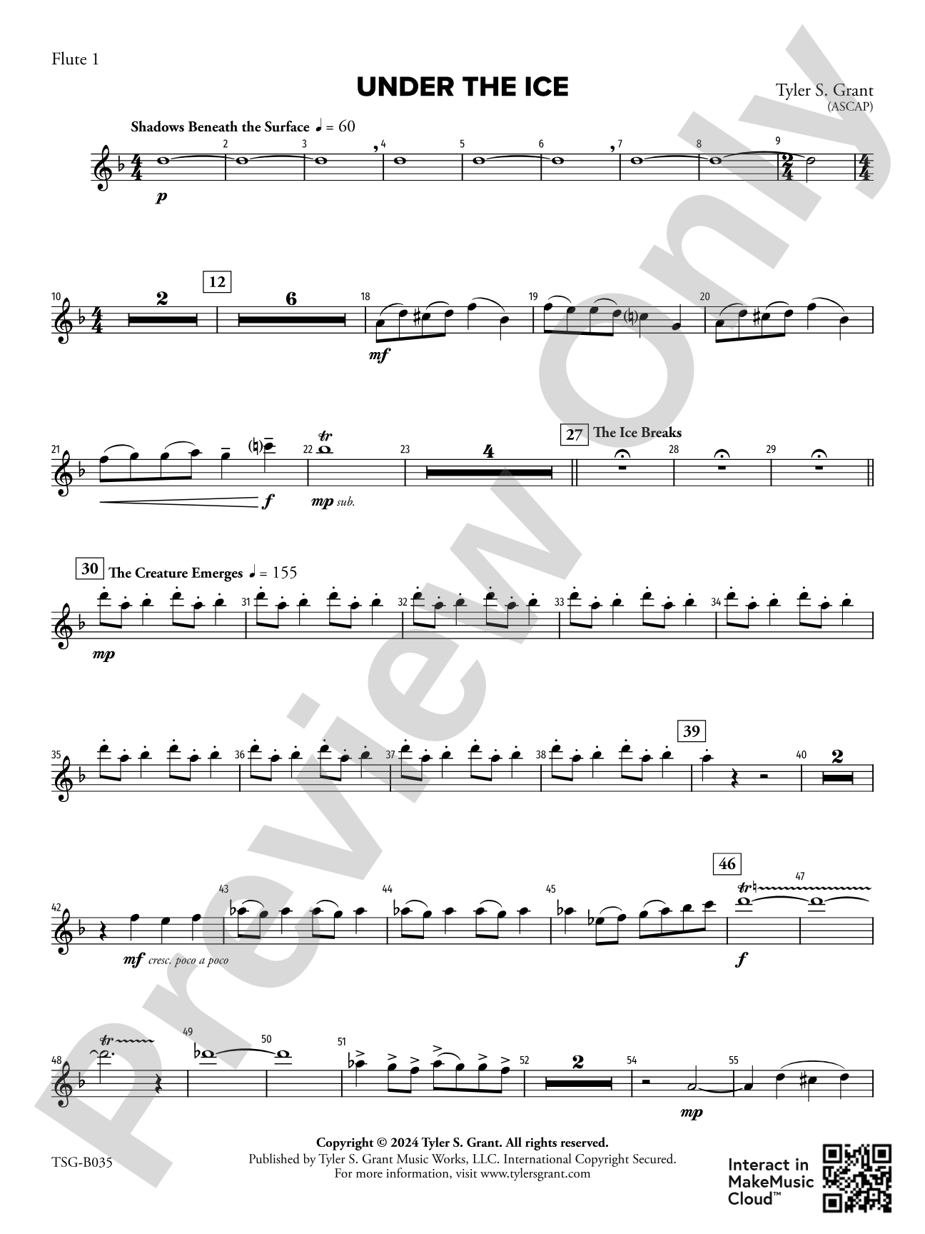 Under the Ice: 1st Flute