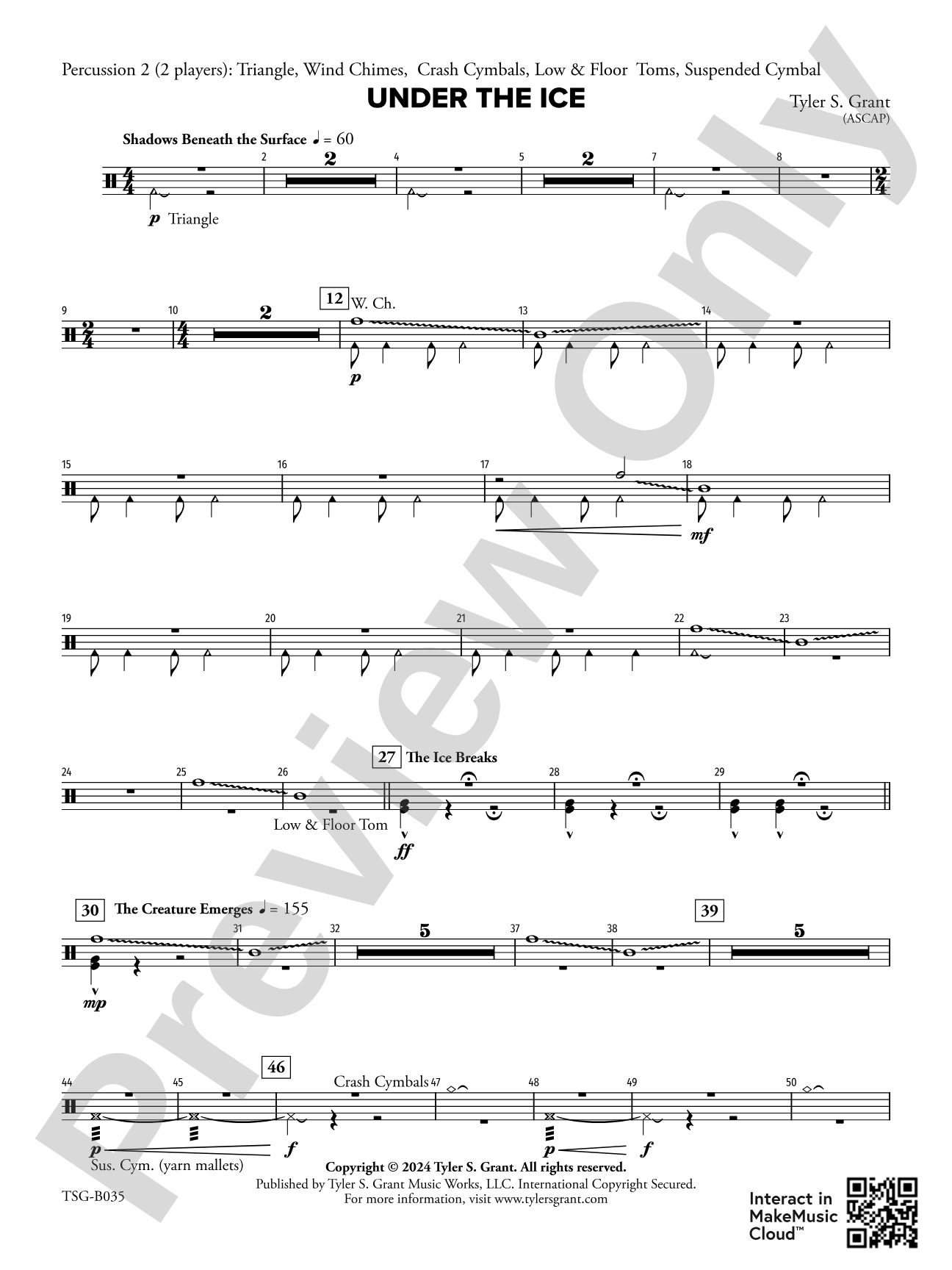 Under the Ice: 2nd Percussion