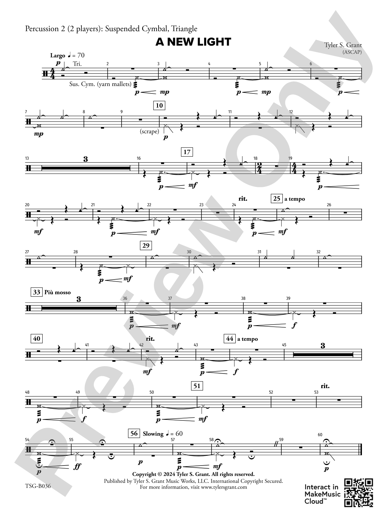 A New Light: 2nd Percussion