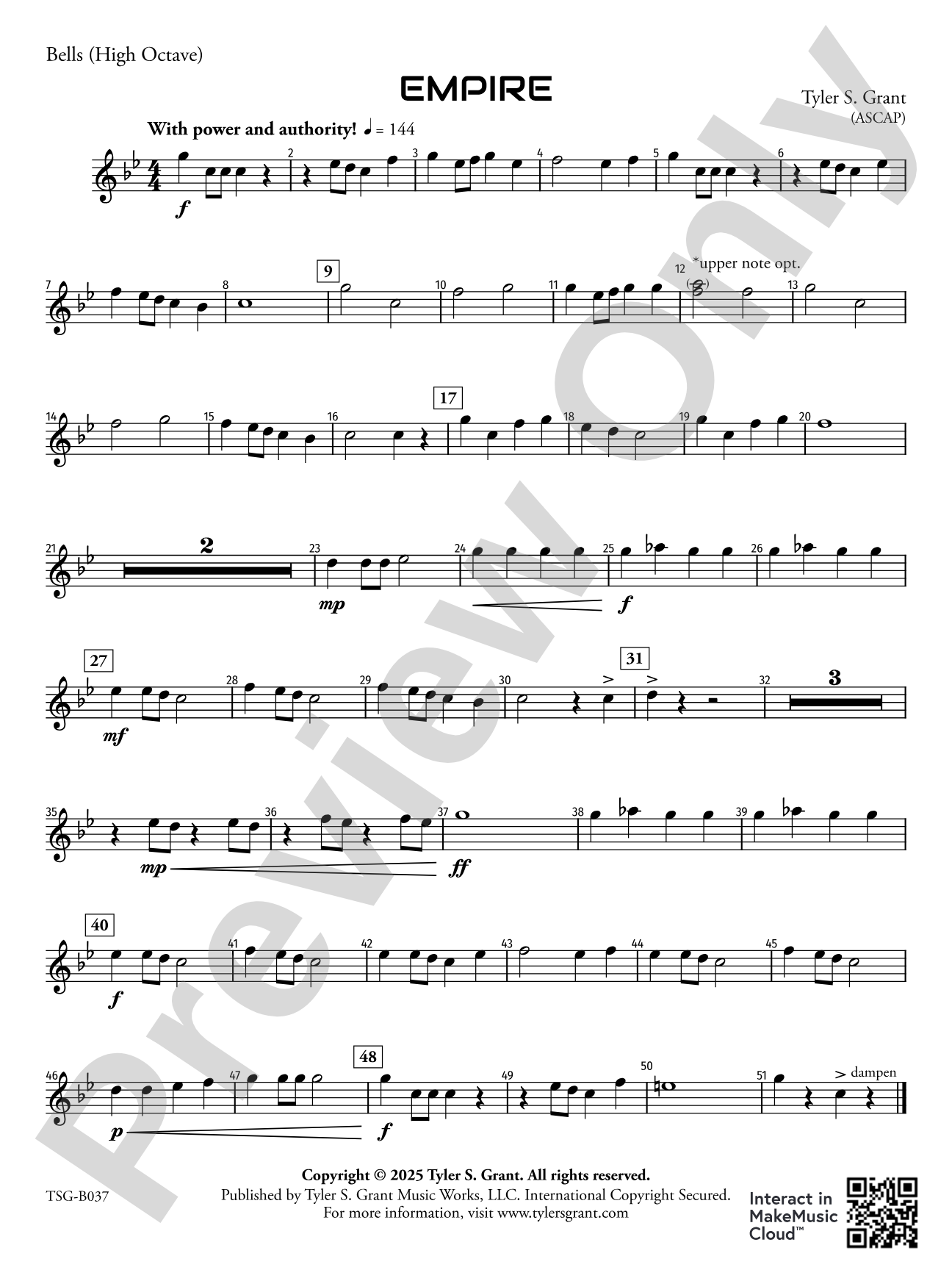 Empire: Bells (High Octave)