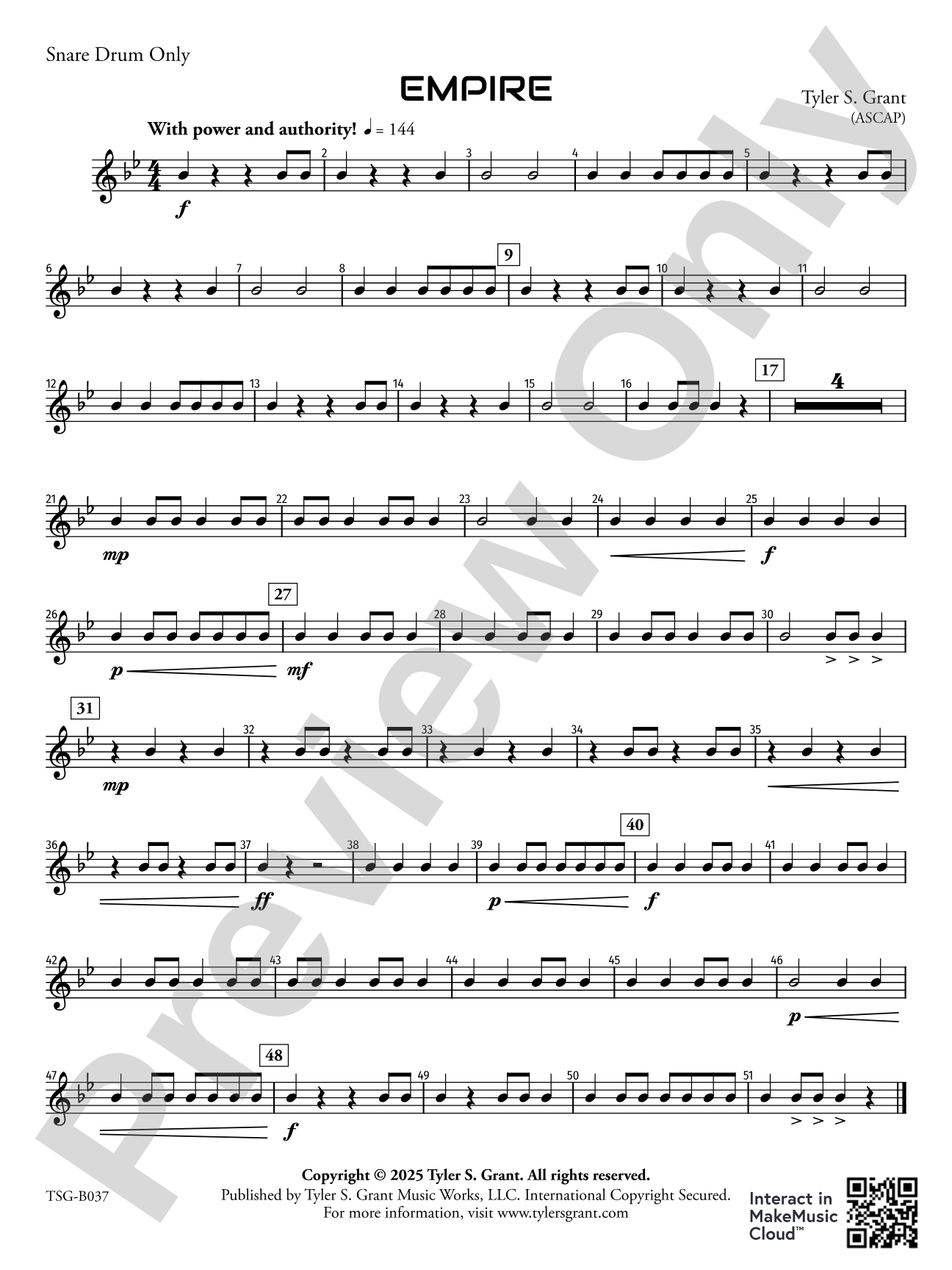 Empire: Snare Drum Only