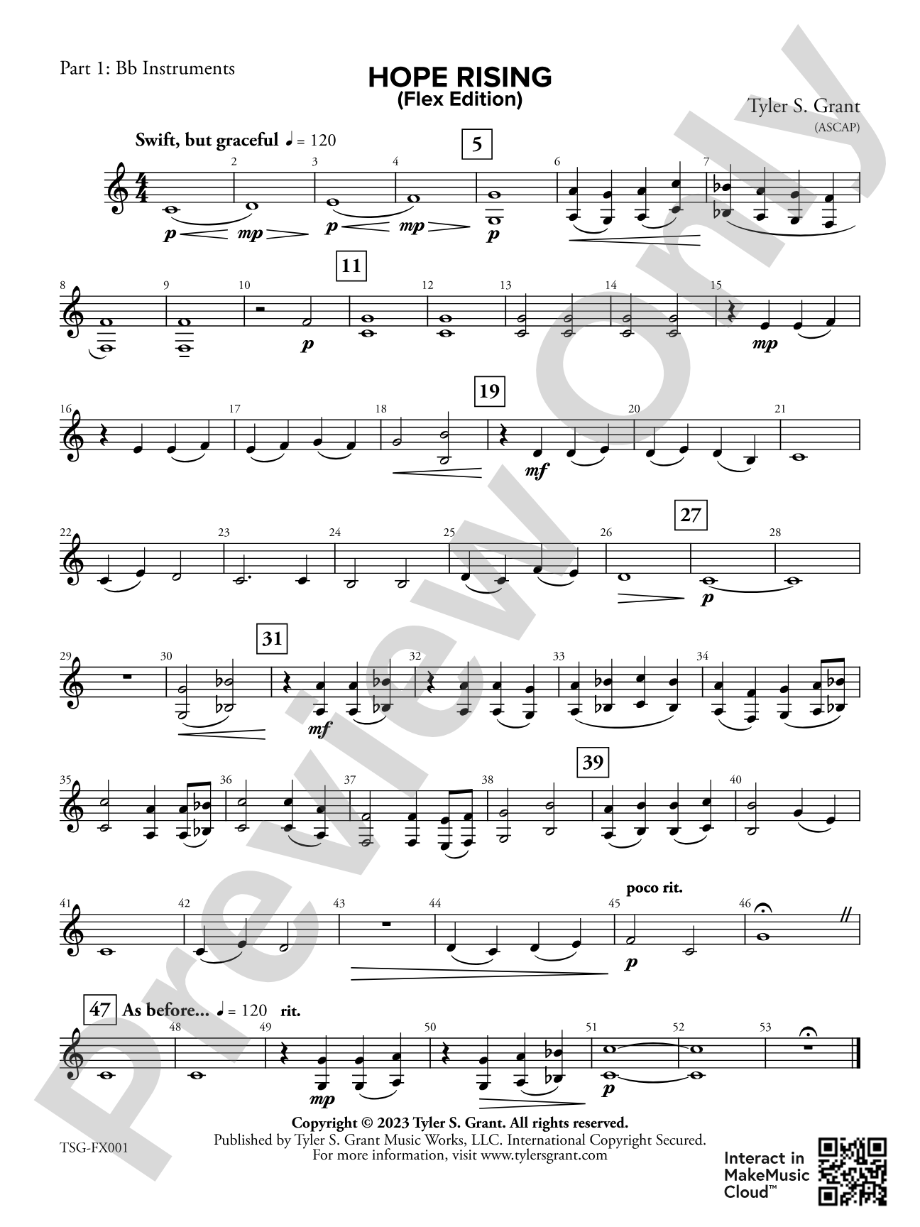 Hope Rising: Part 1 - B-flat Instruments