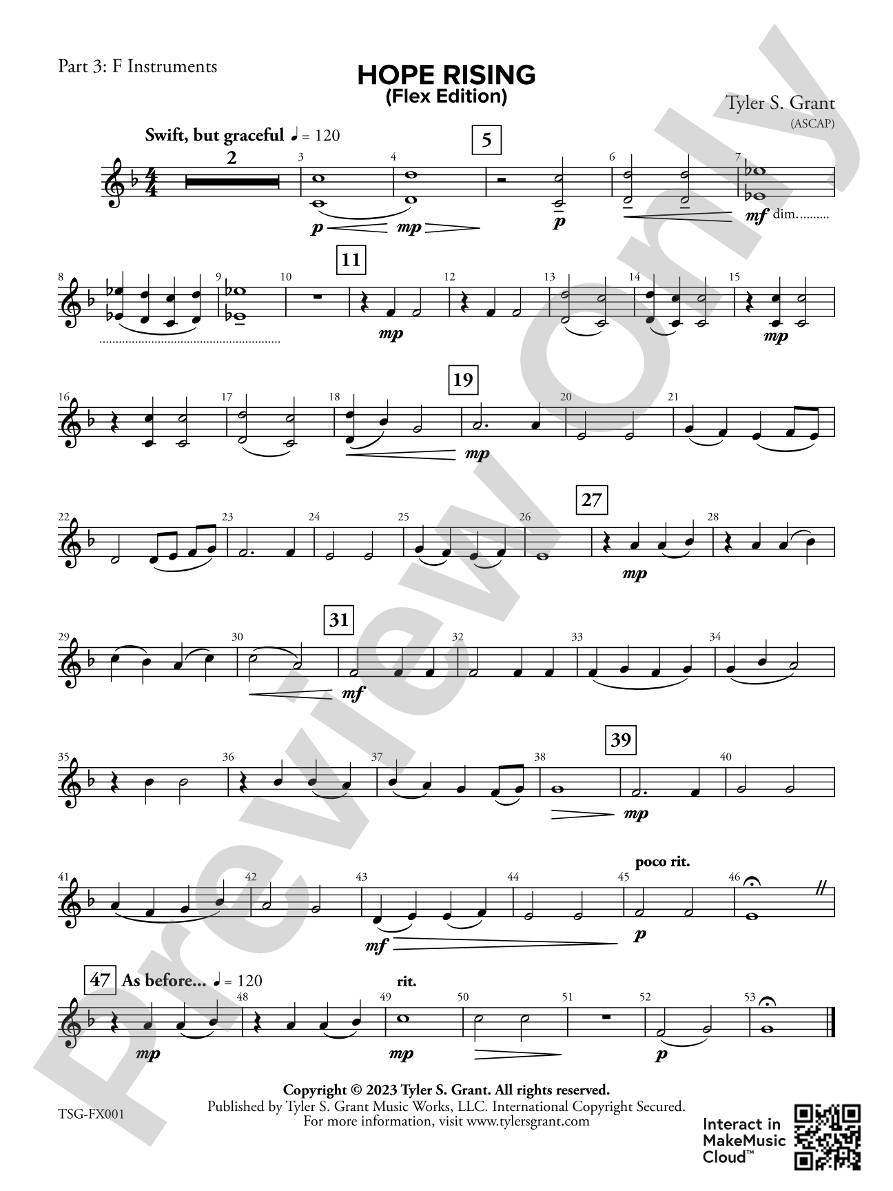 Hope Rising: Part 3 - F Instruments