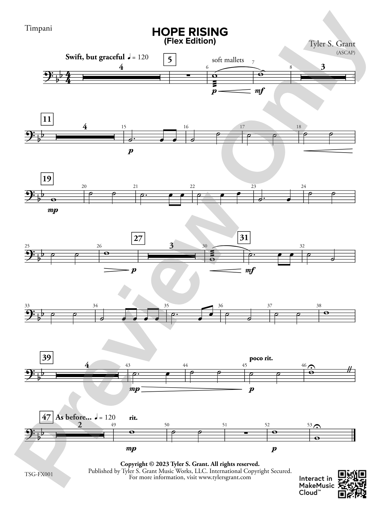 Hope Rising: Timpani