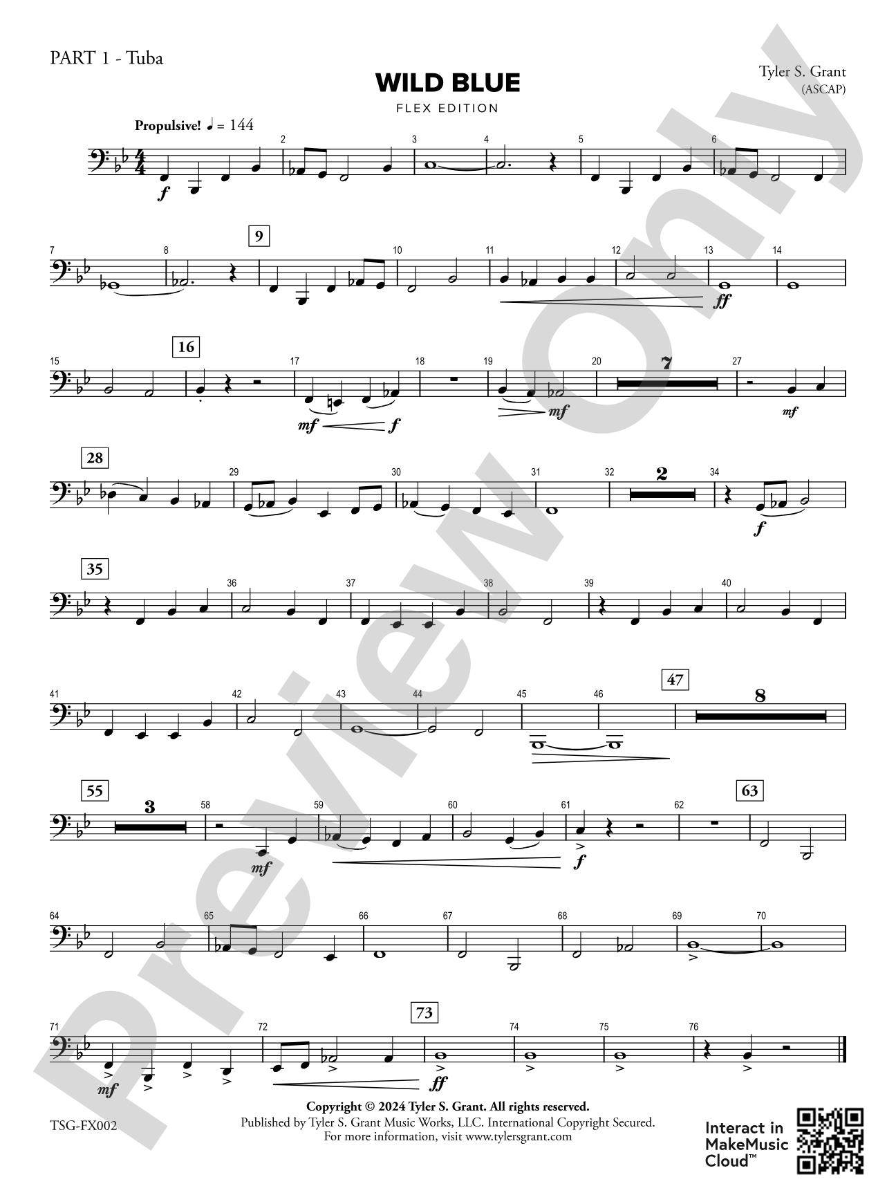 Wild Blue: Part 1 - Tuba