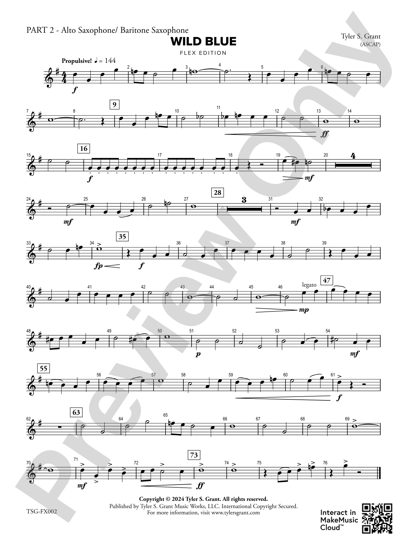 Wild Blue: Part 2 - E-flat Instruments