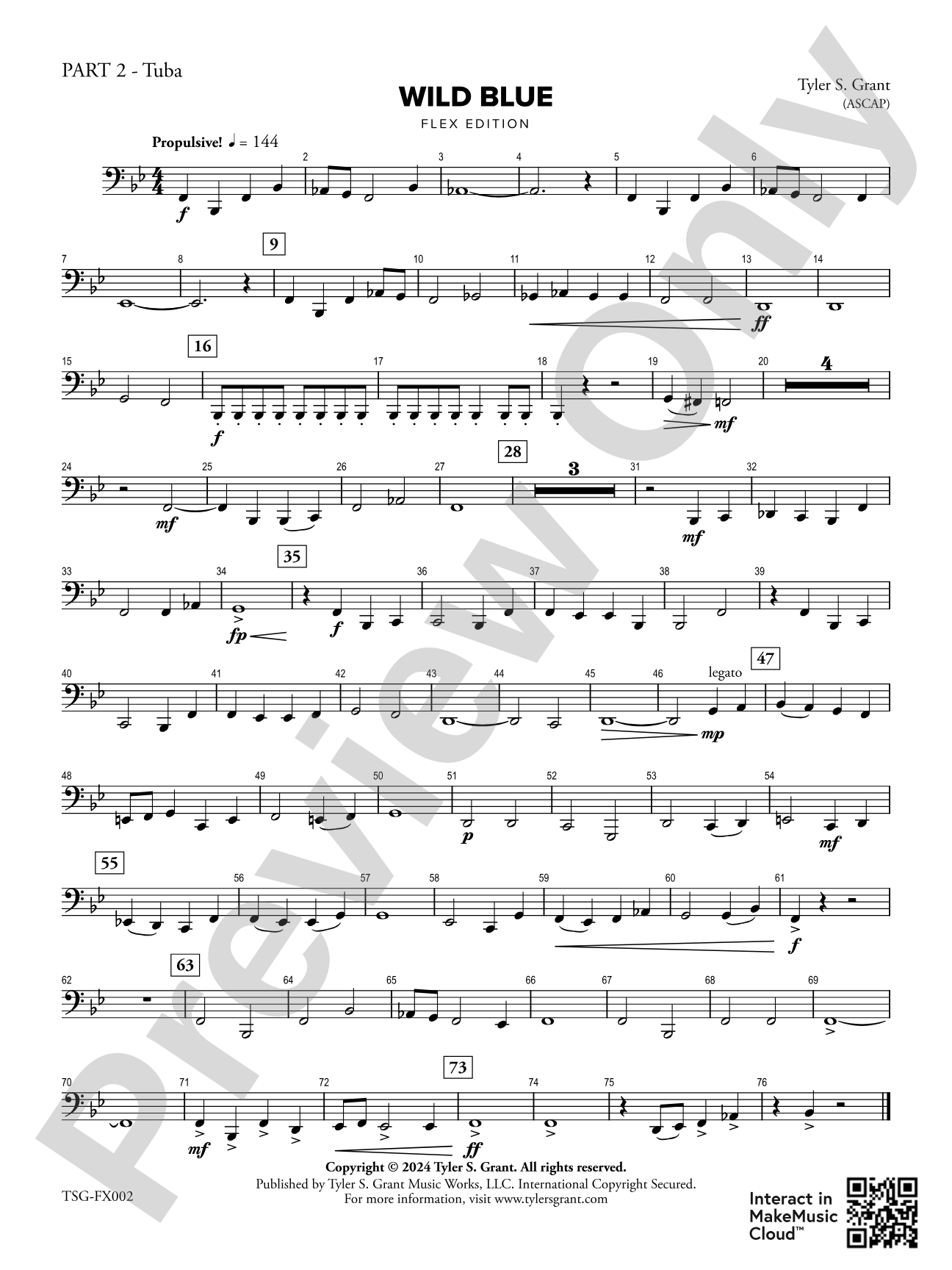 Wild Blue: Part 2 - Tuba