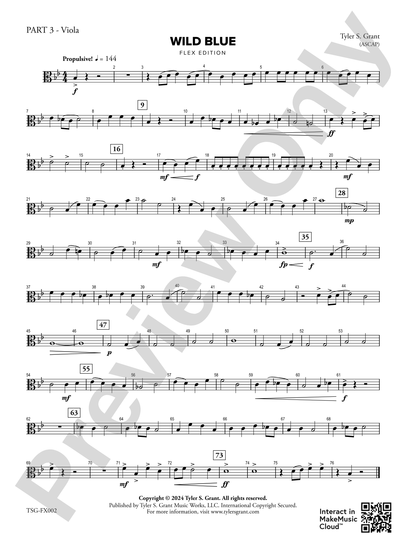Wild Blue: Part 3 - Viola