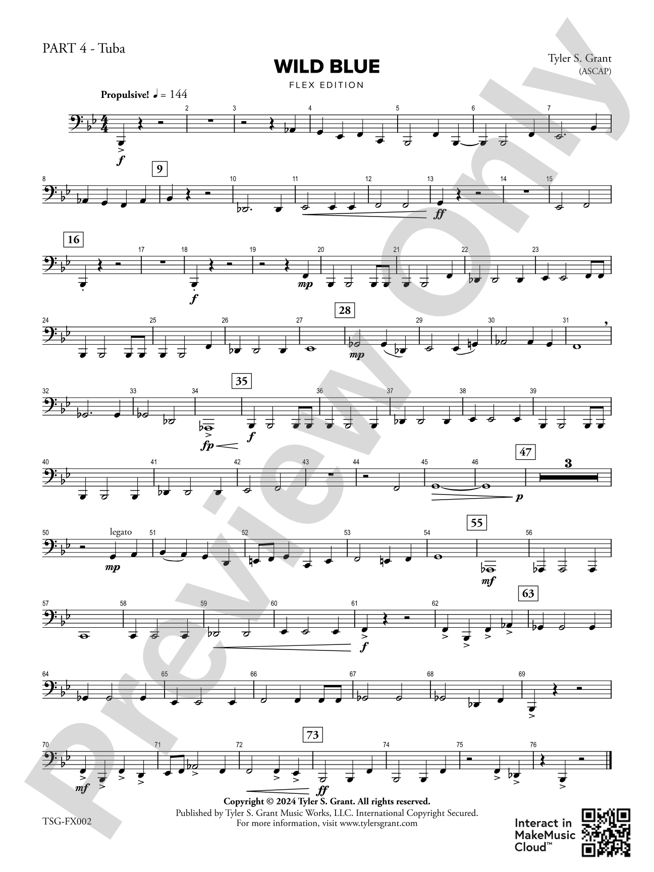 Wild Blue: Part 4 - Tuba