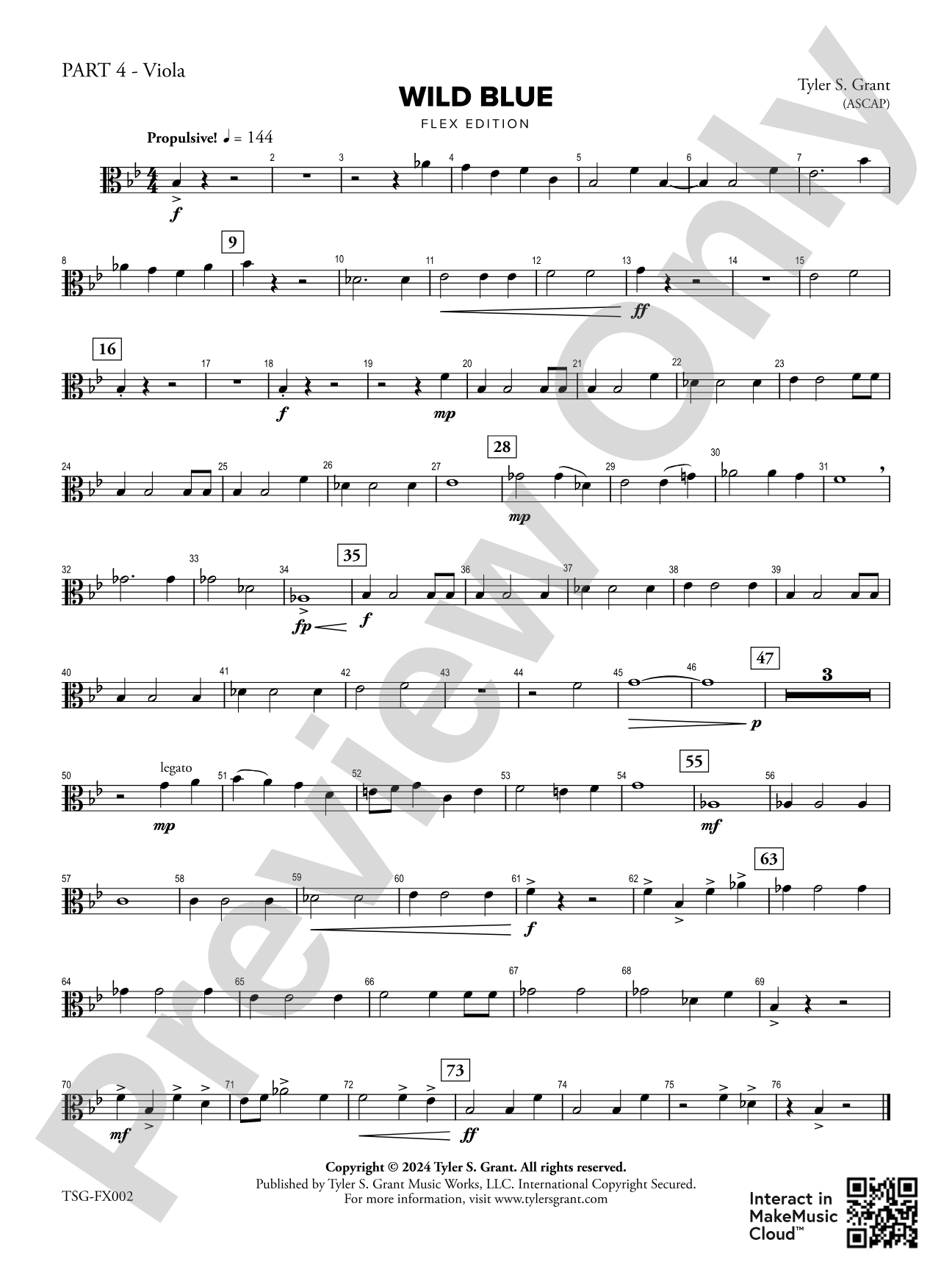 Wild Blue: Part 4 - Viola