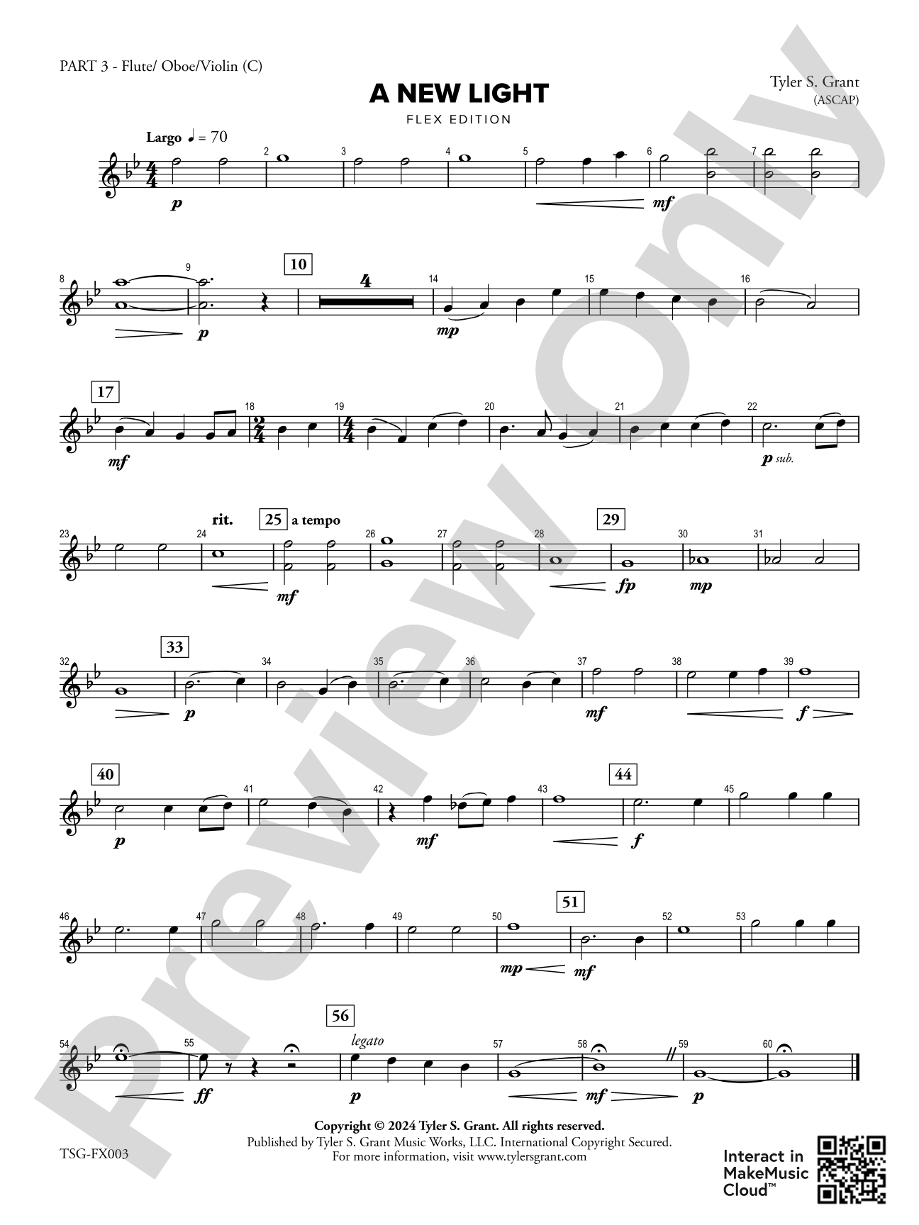 A New Light: Part 3 - C Instruments (T.C.)