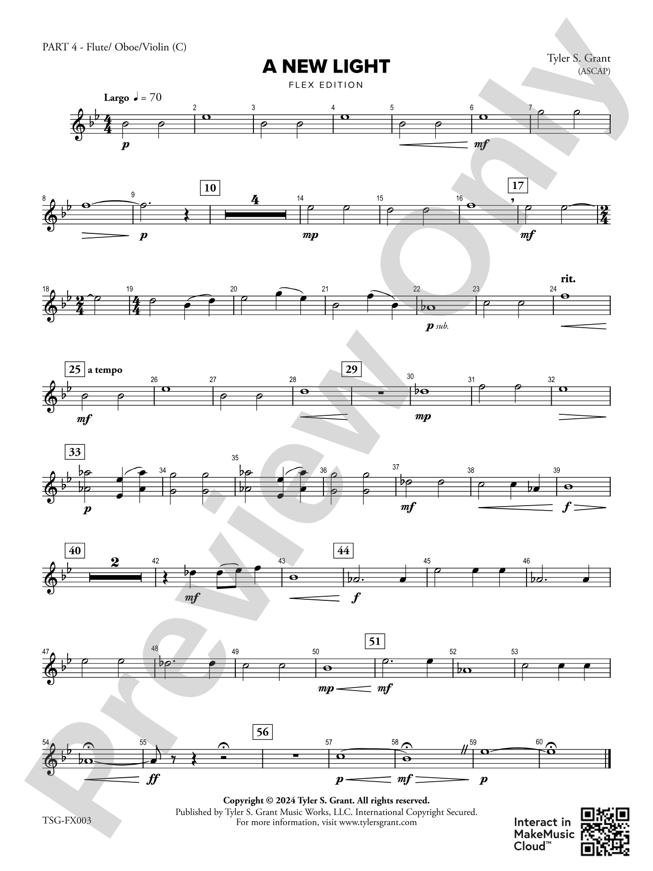 A New Light: Part 4 - C Instruments (T.C.)