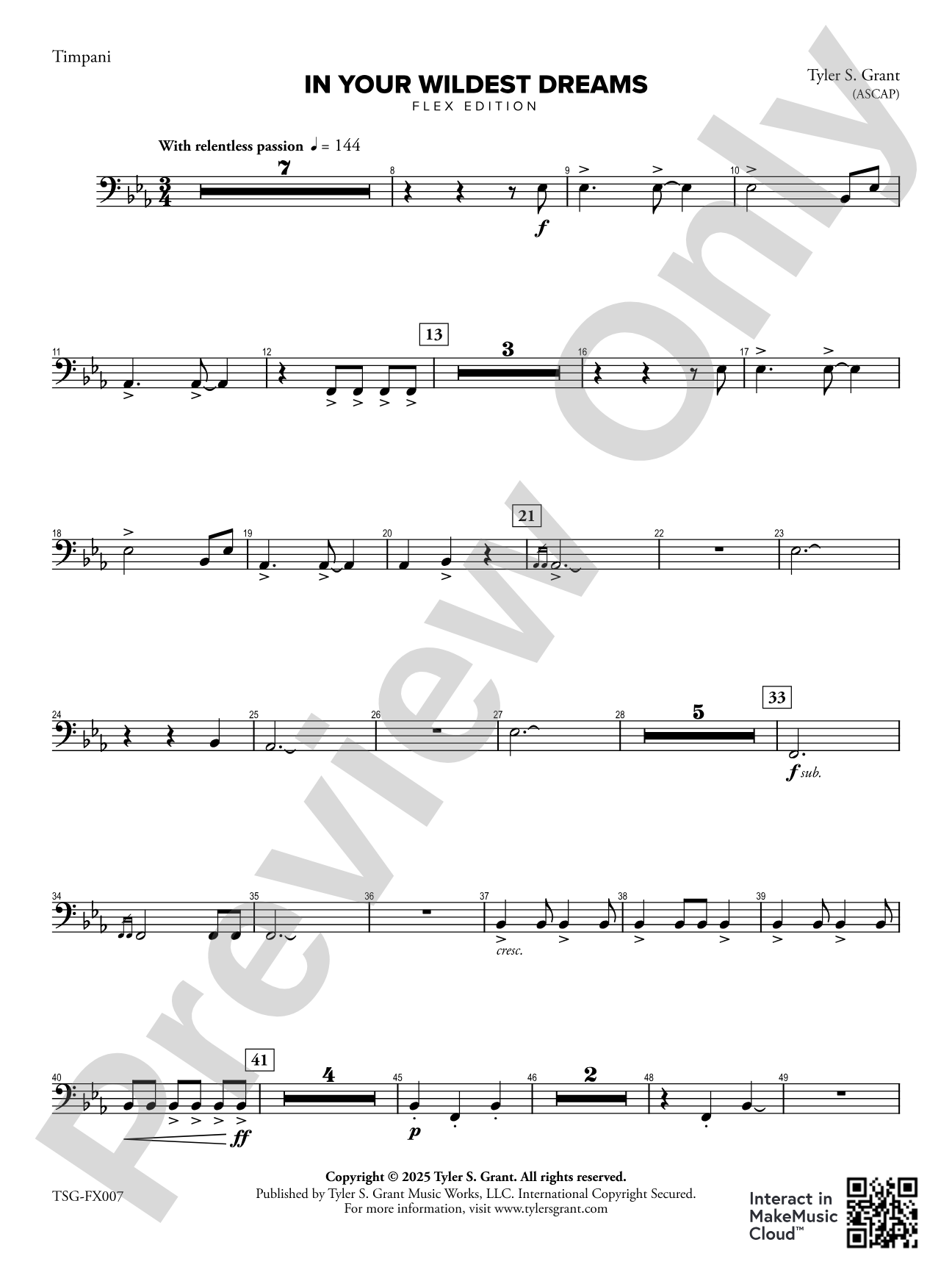 In Your Wildest Dreams: Timpani