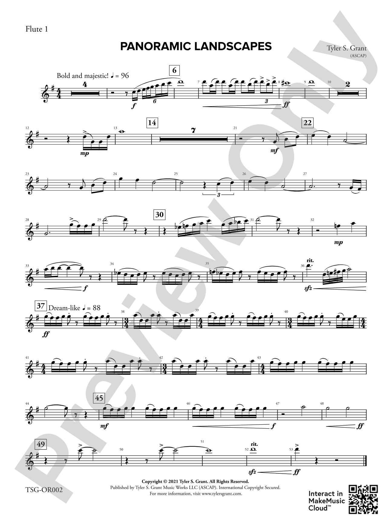 Panoramic Landscapes: 1st Flute