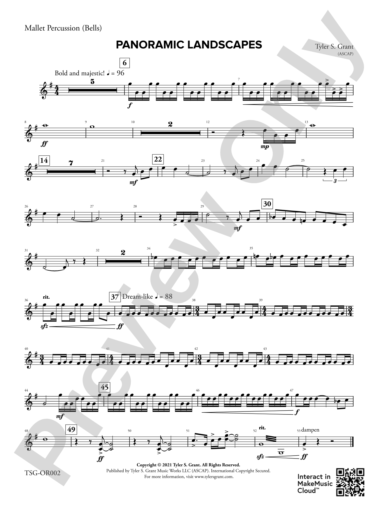 Panoramic Landscapes: 1st Mallet Percussion