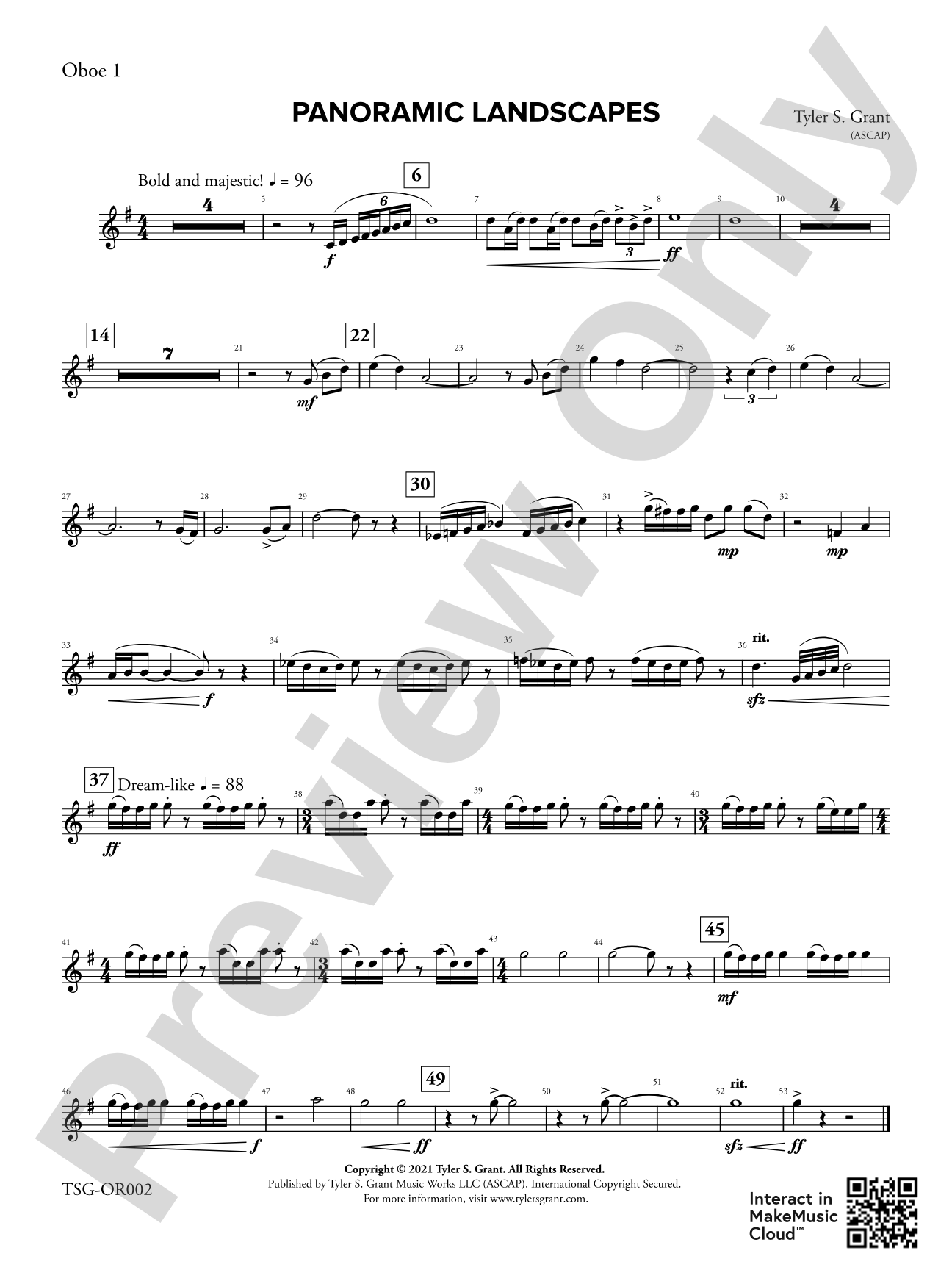 Panoramic Landscapes: Oboe
