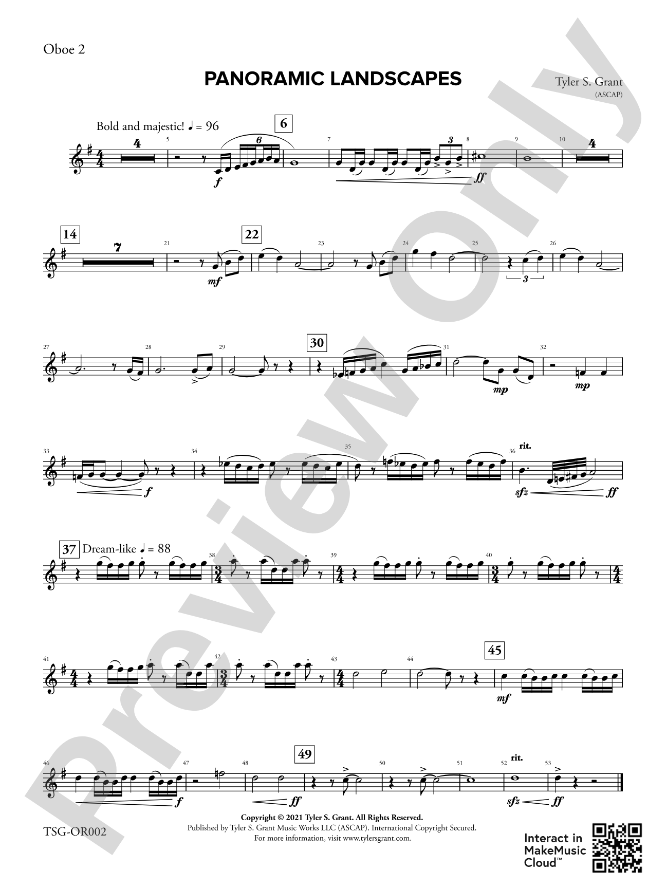 Panoramic Landscapes: 2nd Oboe