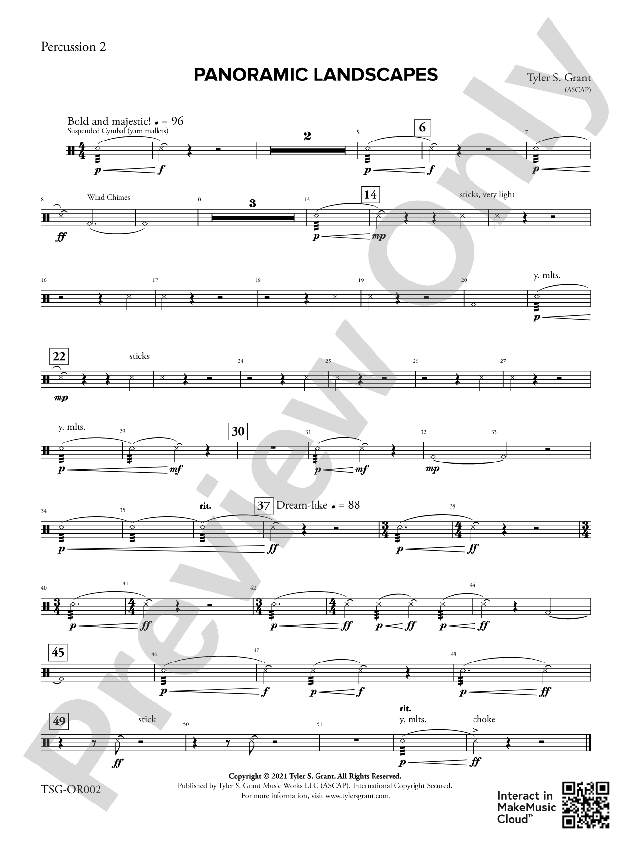Panoramic Landscapes: 2nd Percussion