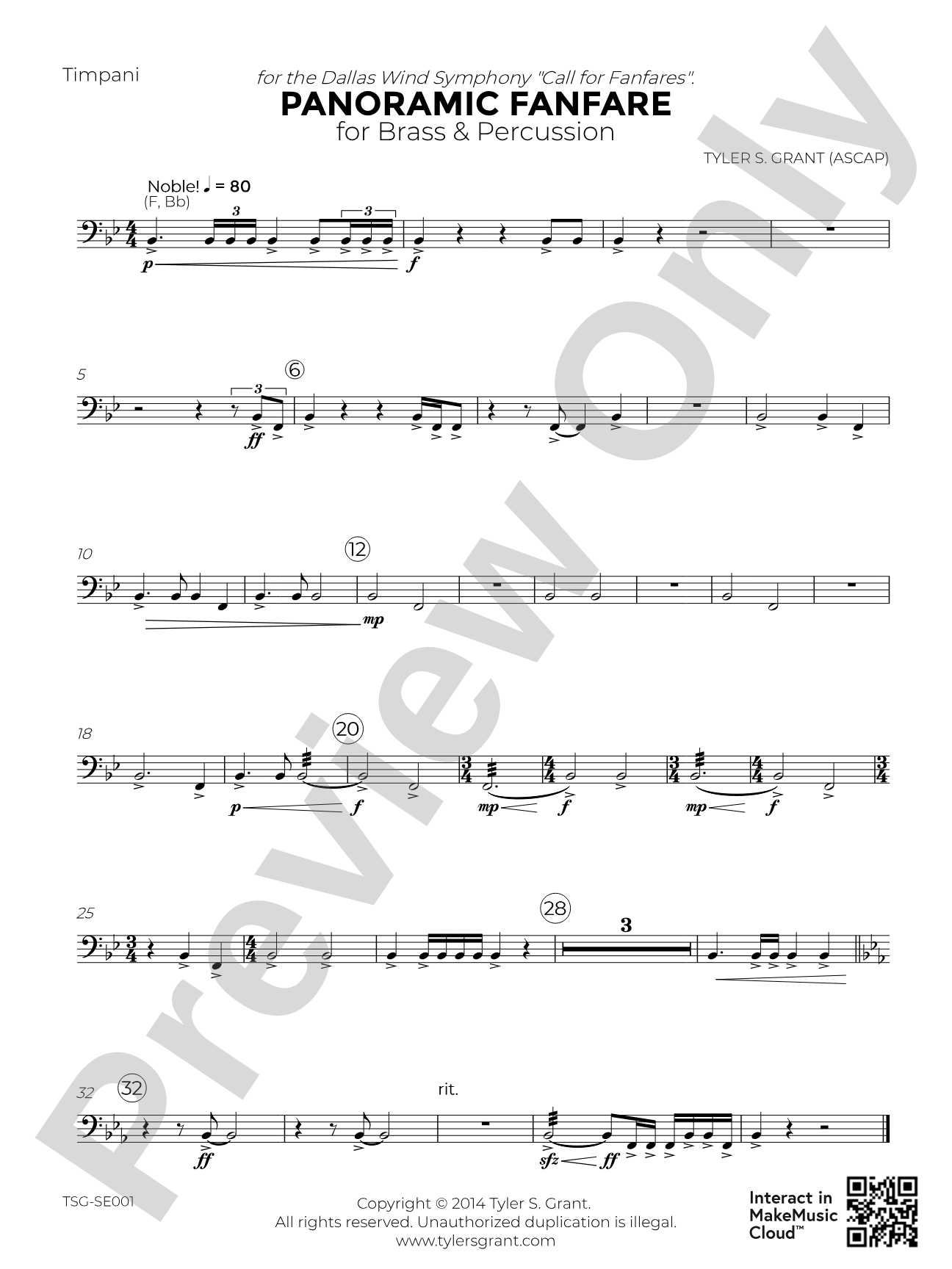 Panoramic Fanfare: Timpani