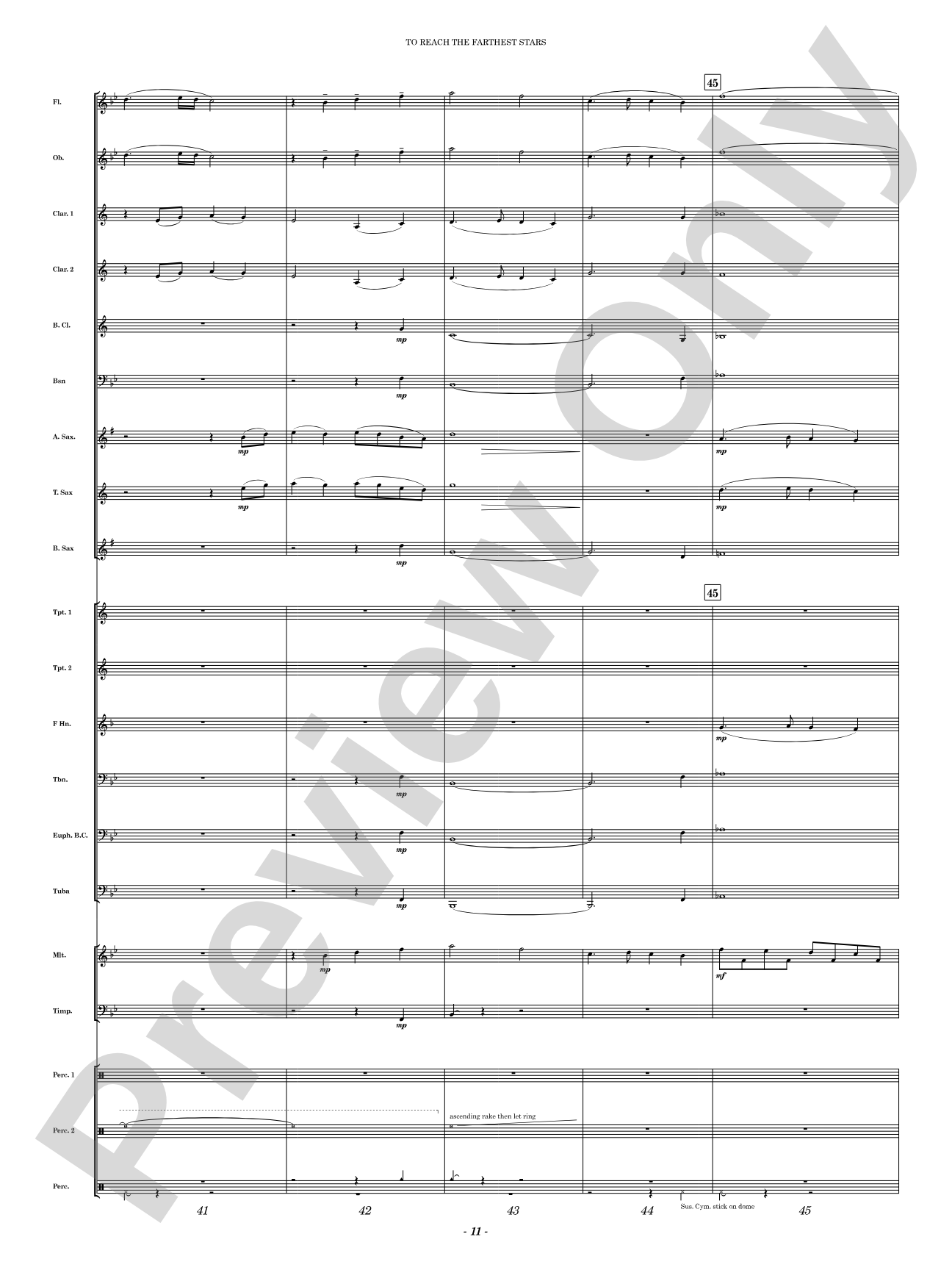 To Reach the Farthest Stars: Concert Band Conductor Score & Parts