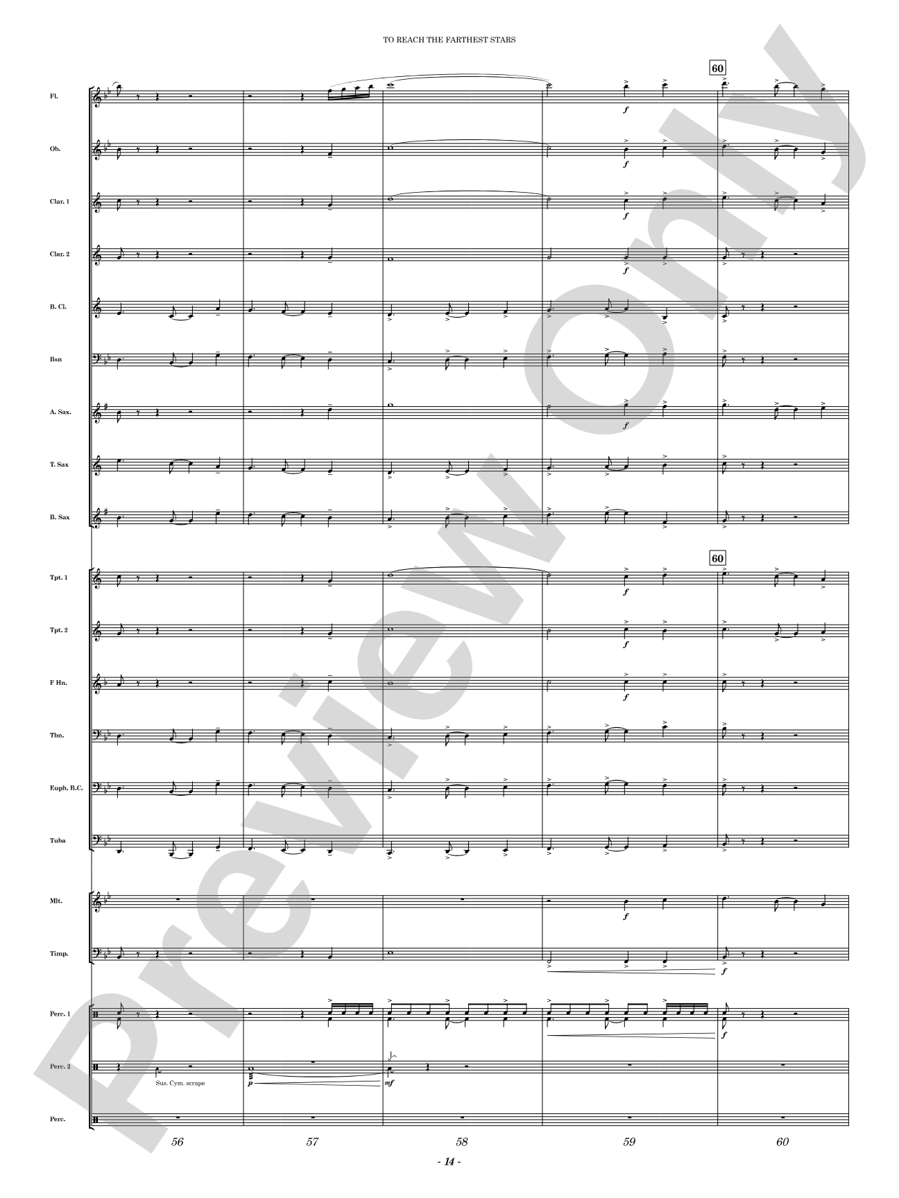 To Reach the Farthest Stars: Concert Band Conductor Score & Parts