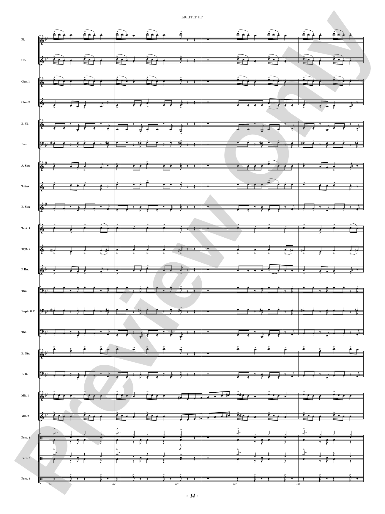 Light It Up!: Concert Band Conductor Score & Parts