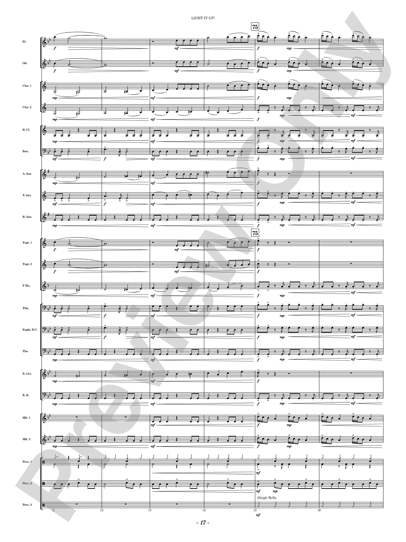 Light It Up!: Concert Band Conductor Score & Parts