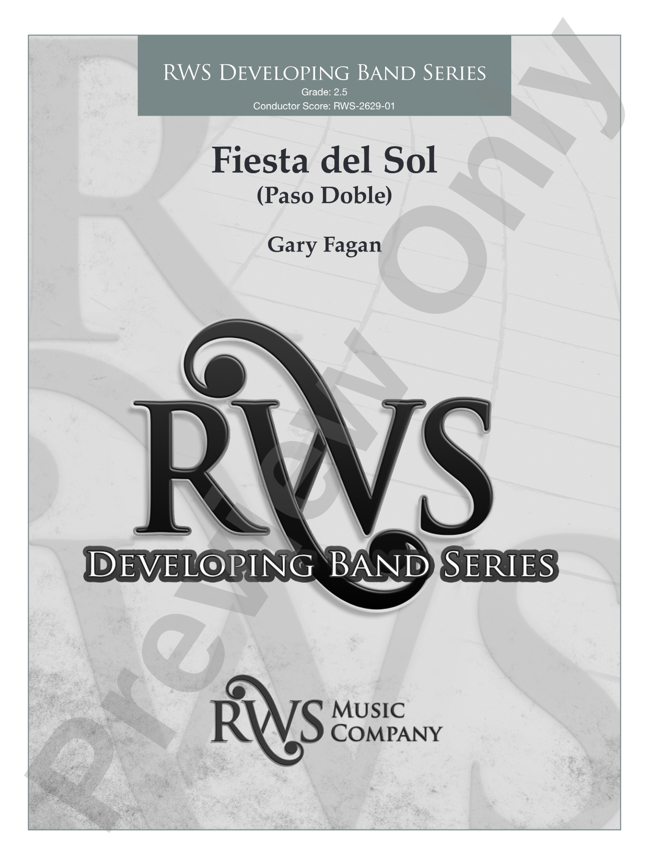 Fiesta del Sol: Concert Band Conductor Score & Parts