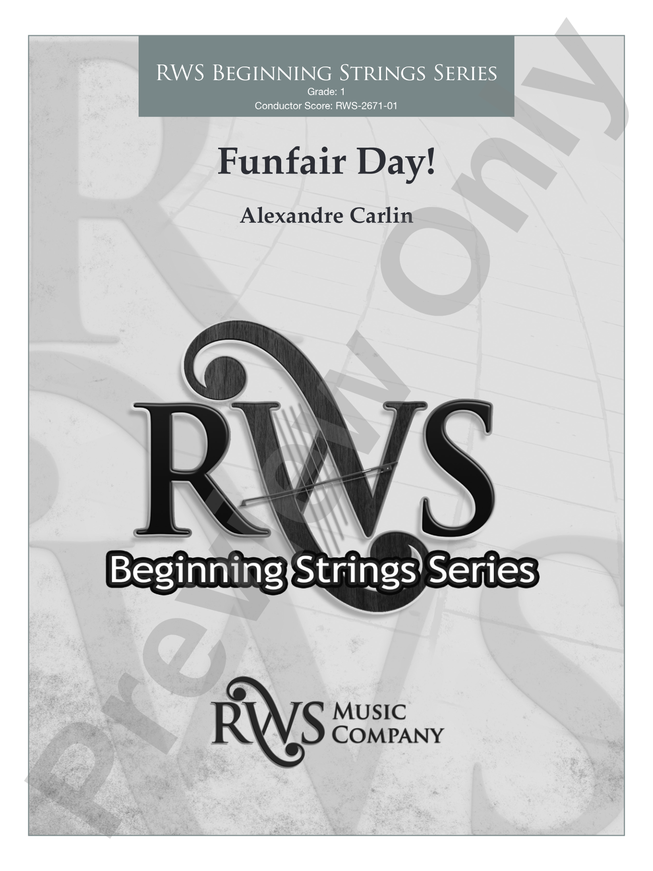 Funfair Day!: String Orchestra Conductor Score & Parts