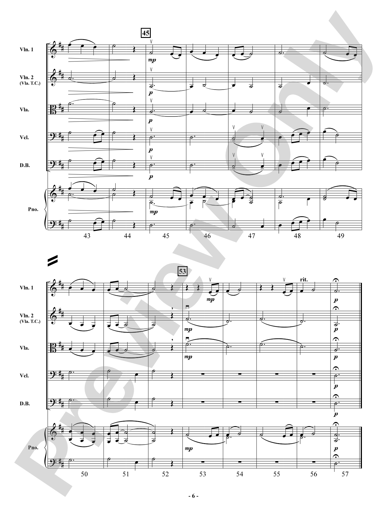Lullaby for a Starry Night: String Orchestra Conductor Score & Parts