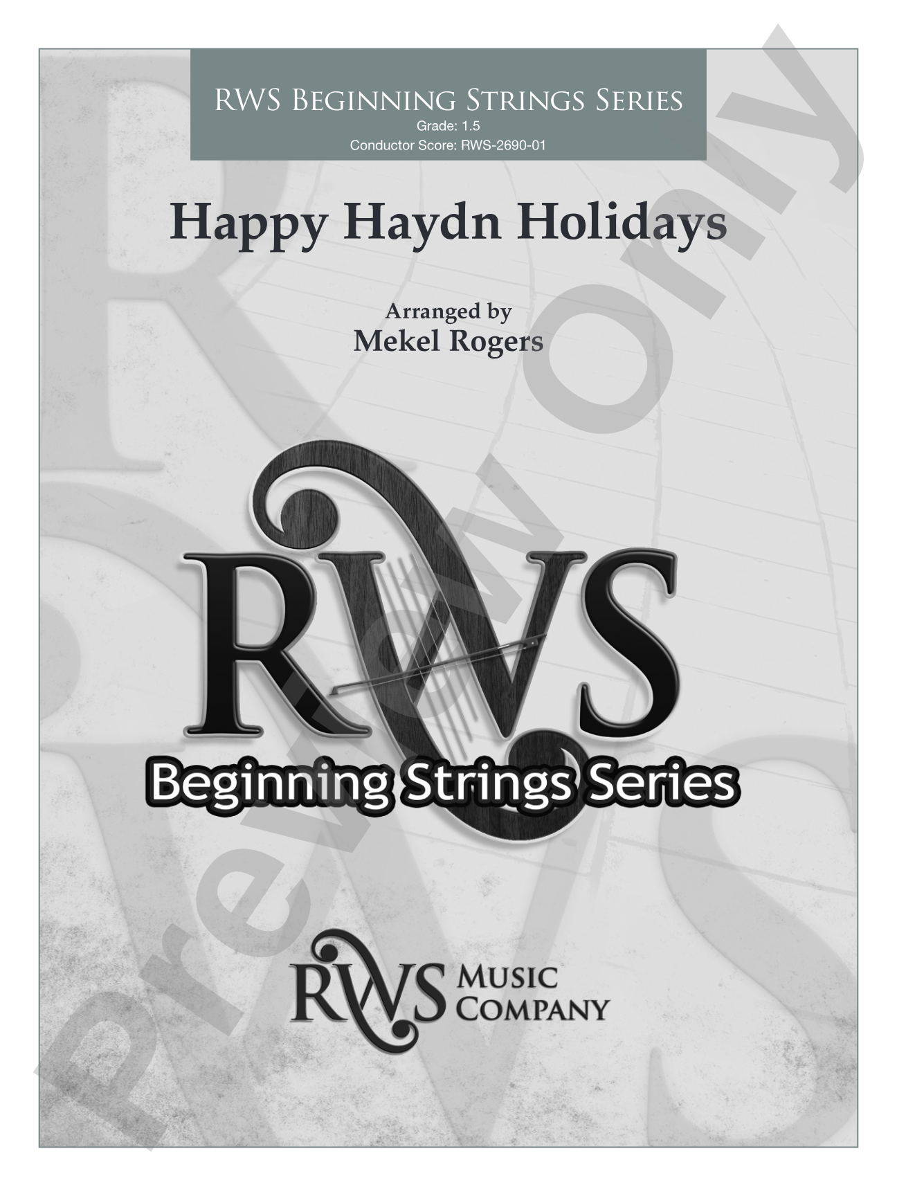 Happy Haydn Holidays: String Orchestra Conductor Score & Parts